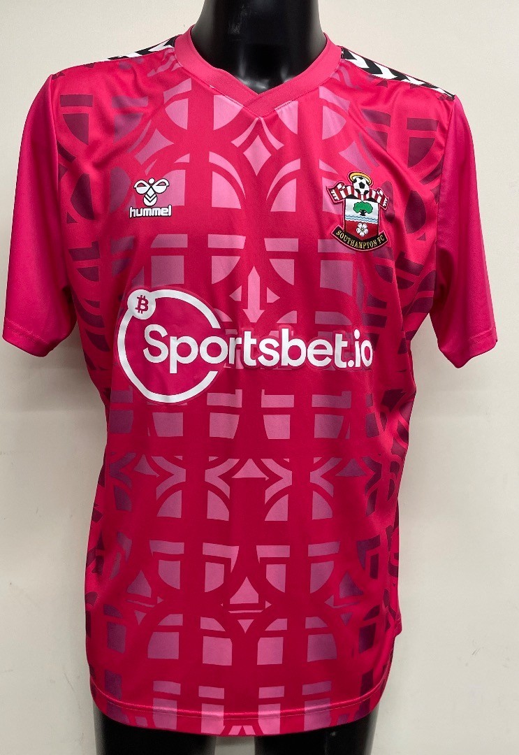 Southampton FC 2023/24 Hummel Men’s Goalkeeper away Shirt Large cg s51 for sale on Ebay