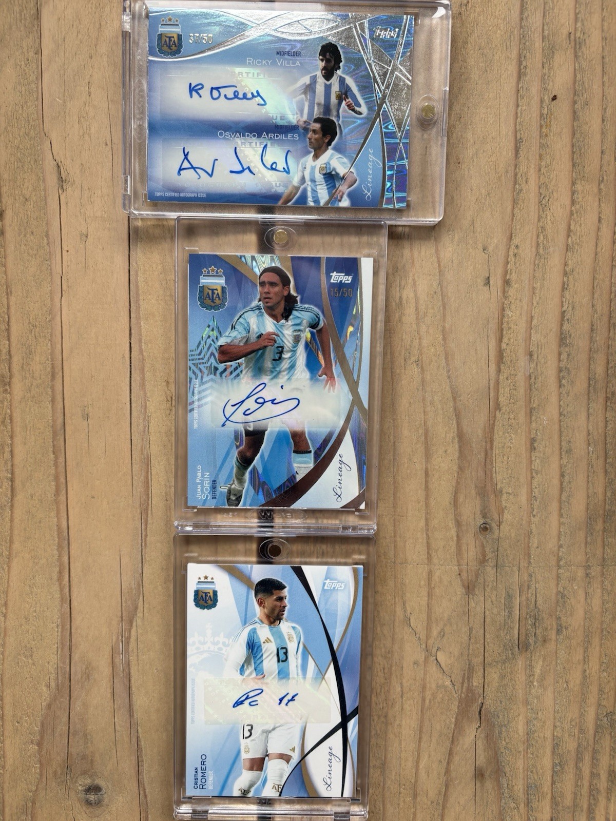 Argentina Lineage 4 X autos (1 Duel), Romero, Sorin, Ardiles and Villa for sale on Ebay