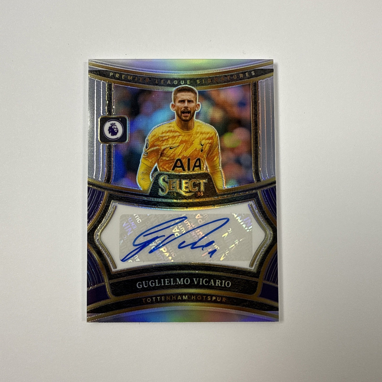 Panini Select 24/25 Guglielmo Vicario Auto Tottenham Hotspur Spurs for sale on Ebay