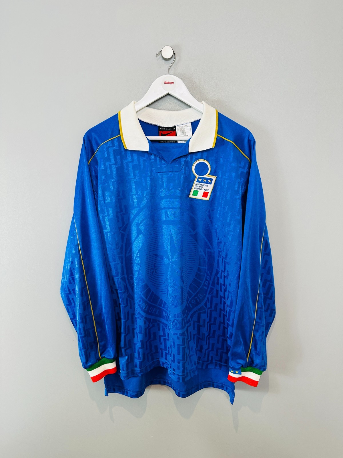 ITALY 1994/96 PLAYER ISSUE HOME SHIRT  (L) NIKE ORIGINAL VINTAGE FOOTBALL SHIRT for sale on Ebay