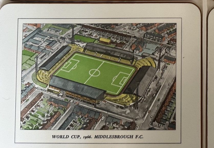 World Cup FIFA 1966 issued to VIPs & Officials MIDDLESBROUGH BORO  Dinner Mat for sale on Ebay