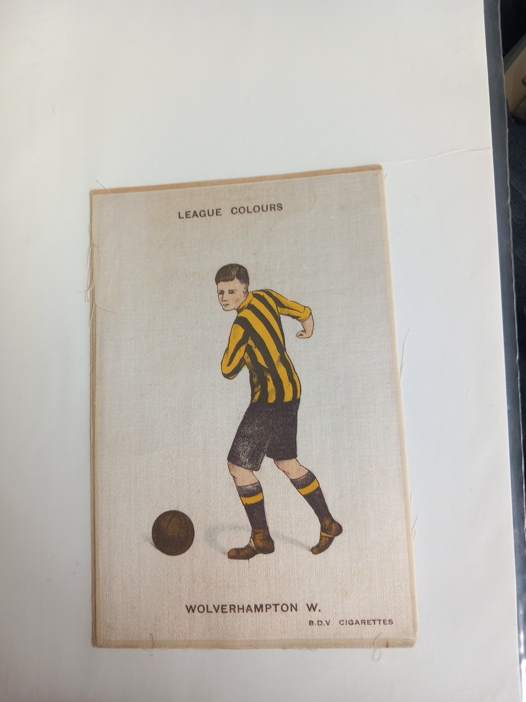 LARFE WOLVERHAMPTON WANDERERS WOLVES SILK COLOURS GREAT ITEM LOVELY CONDITIOG for sale on Ebay