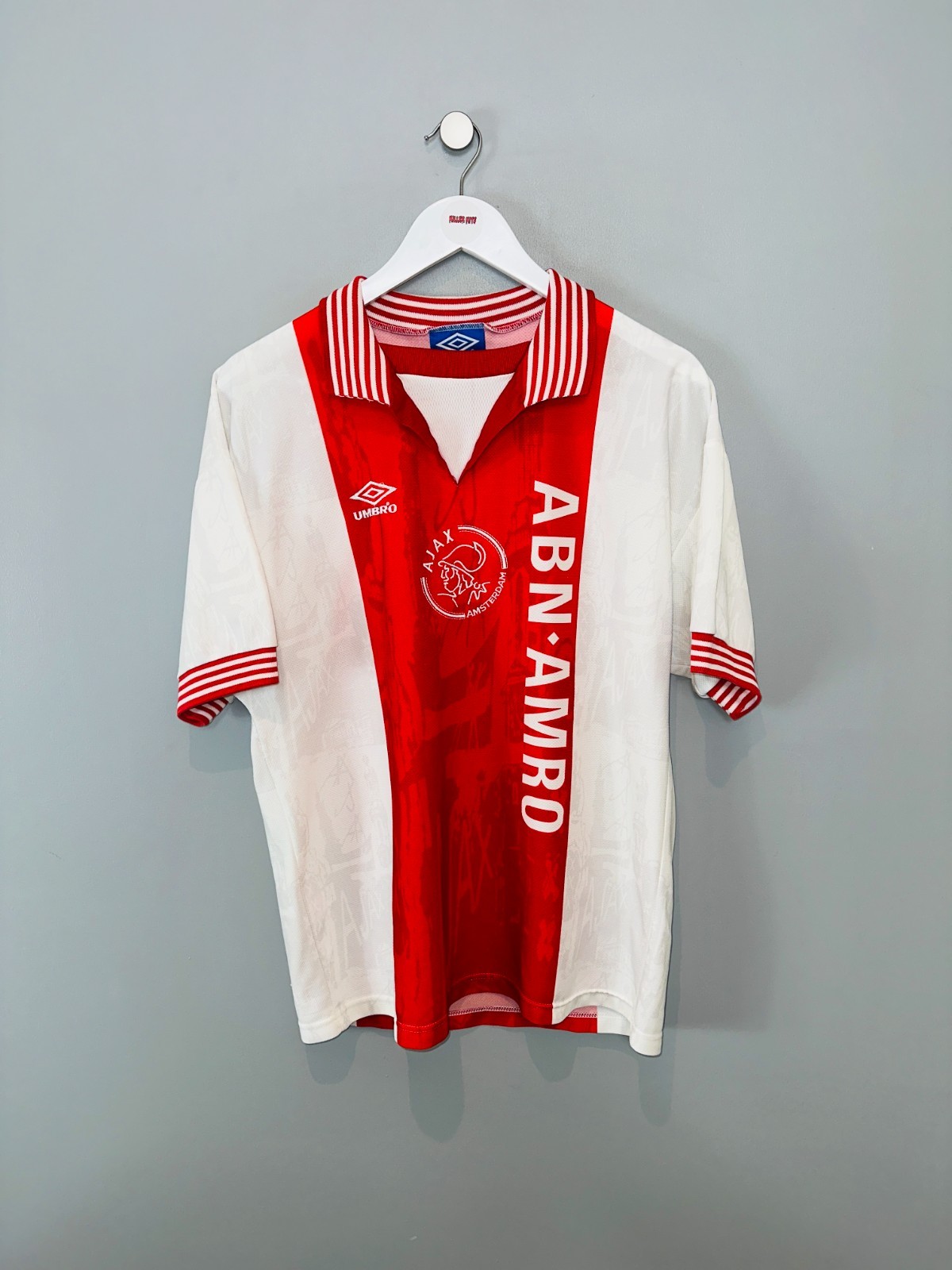 AJAX 1996/97 HOME SHIRT  (size M)  UMBRO ORIGINAL VINTAGE FOOTBALL SHIRT for sale on Ebay