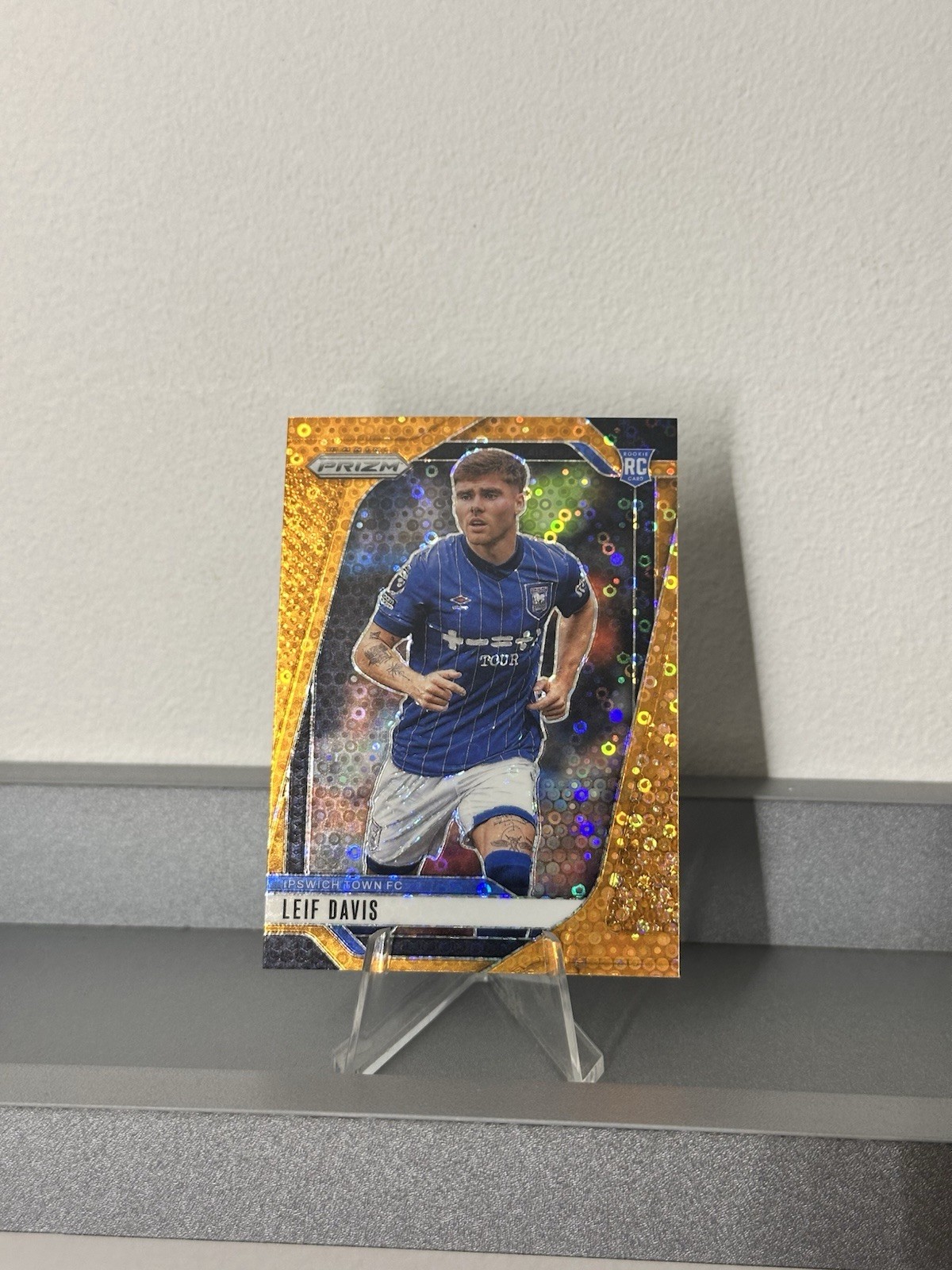 Leif Davis Orange Breakaway 2024-25 Panini Prizm, EPL Ipswich Town for sale on Ebay