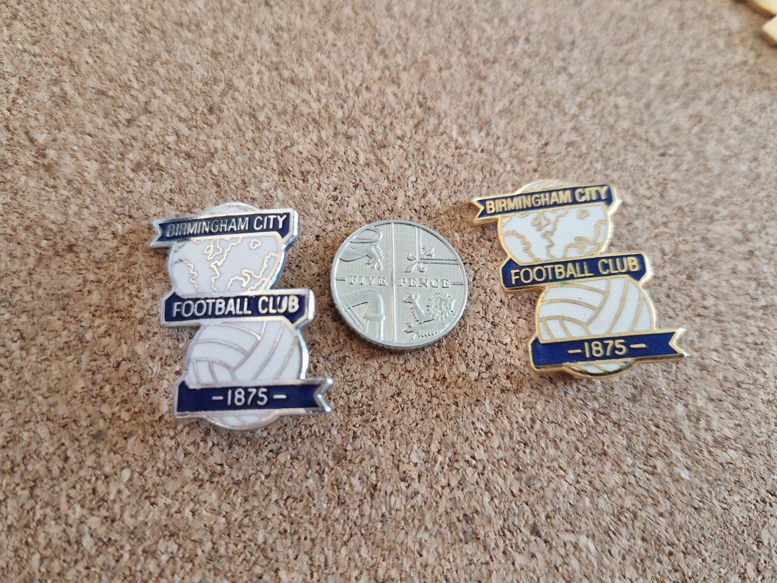 BIRMINGHAM CITY F C - 2 x W . REEVES  VINTAGE  COLLECTABLE  FOOTBALL Pin BADGE for sale on Ebay