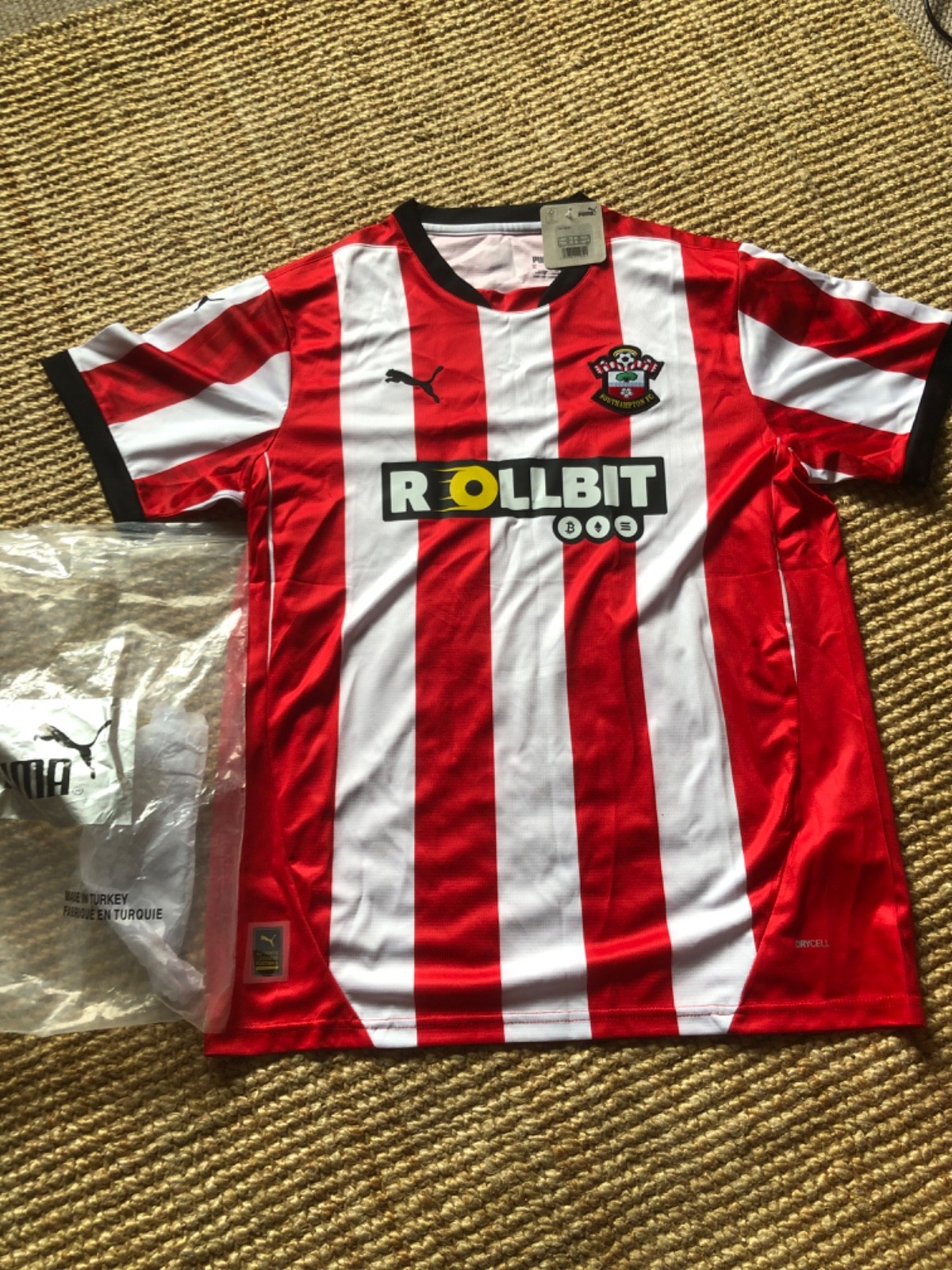 Southampton shirt XL 2024 25 new with tags for sale on Ebay