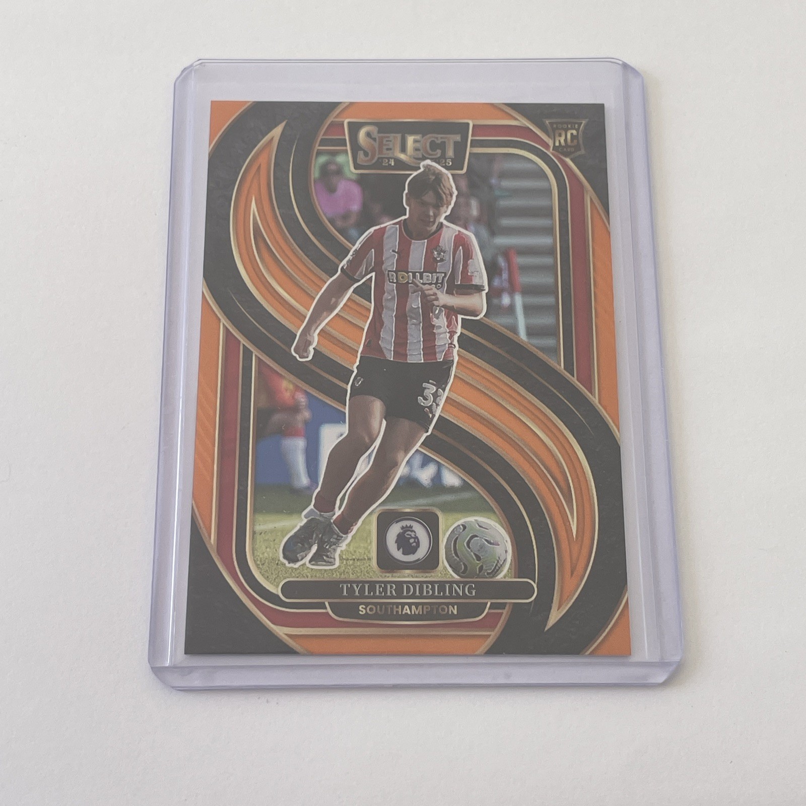 TYLER DIBLING PRIZM ORANGE /75 RC PANINI SELECT PREMIER LEAGUE SOUTHAMPTON RARE for sale on Ebay