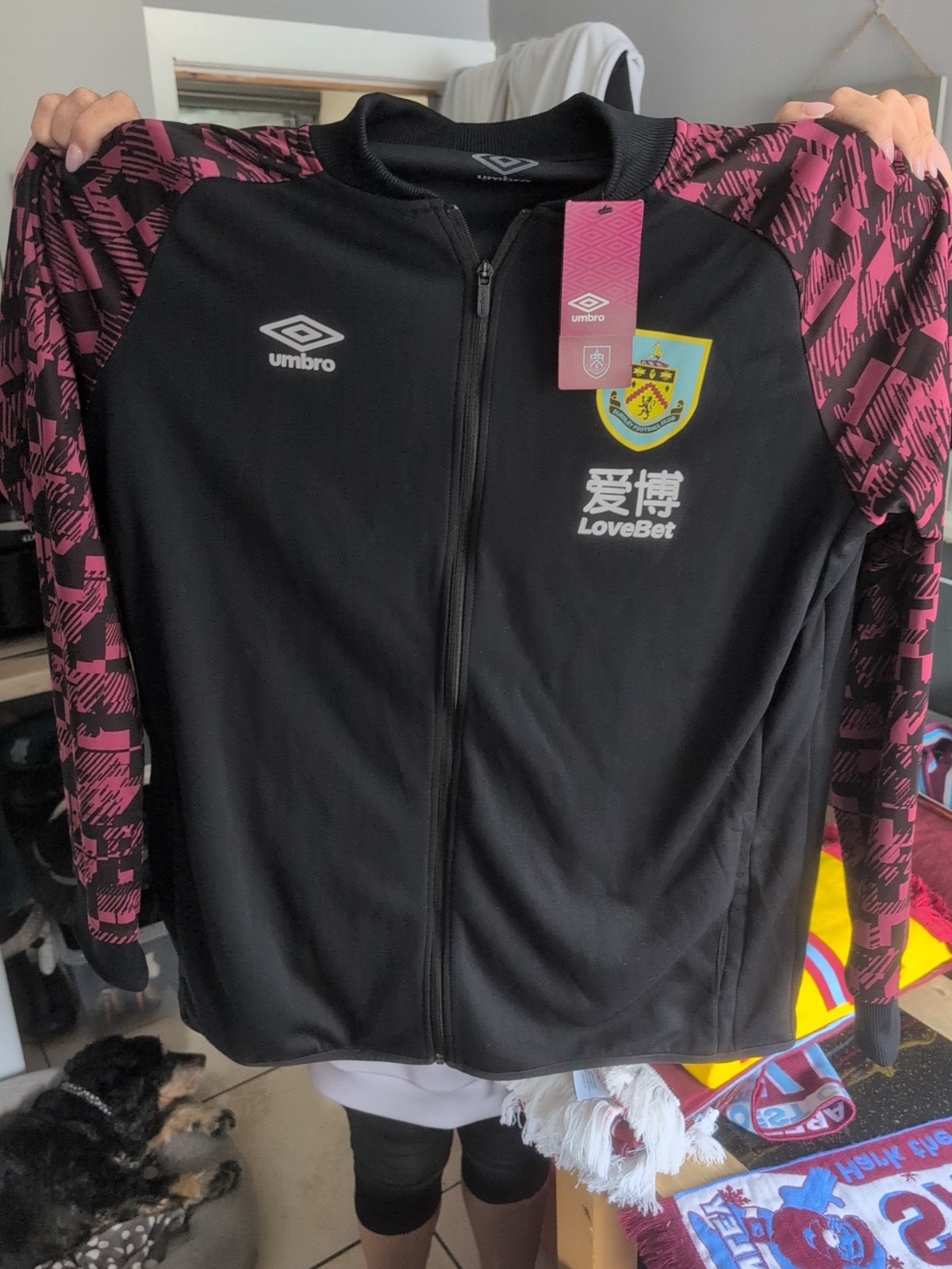Burnley Training Jacket for sale on Ebay