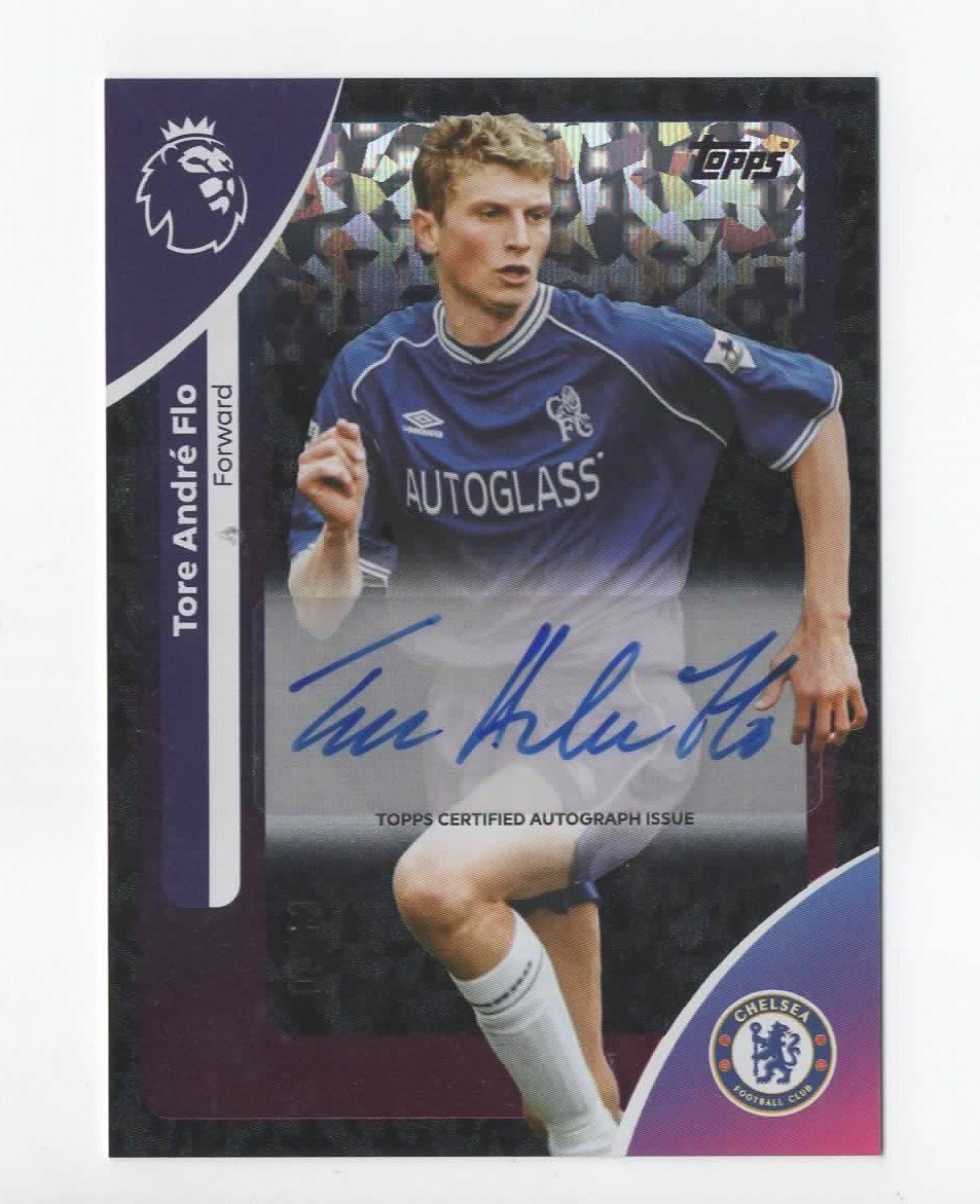 Topps Premier League 25/26 Tore Andre Flo Chelsea Auto Autograph Rare Card /10 for sale on Ebay