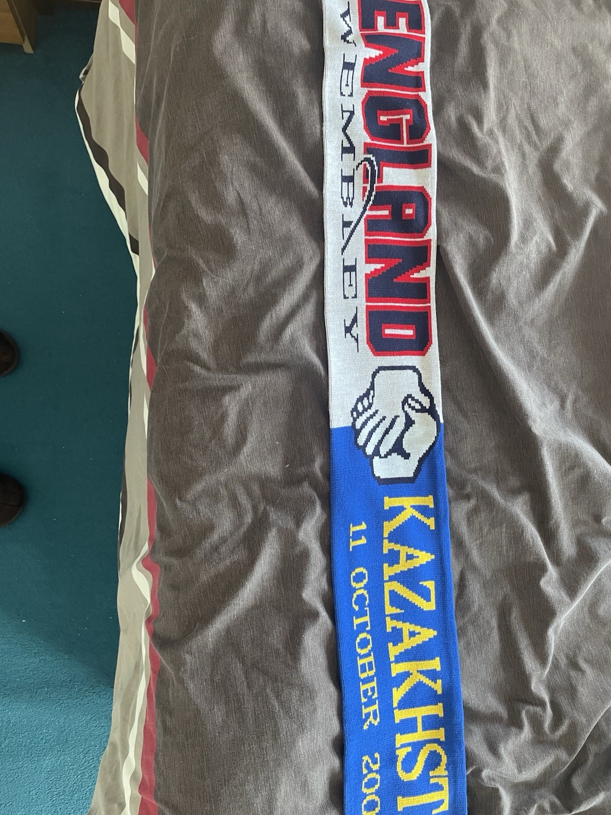 England V Kazakhstan Scarf for sale on Ebay