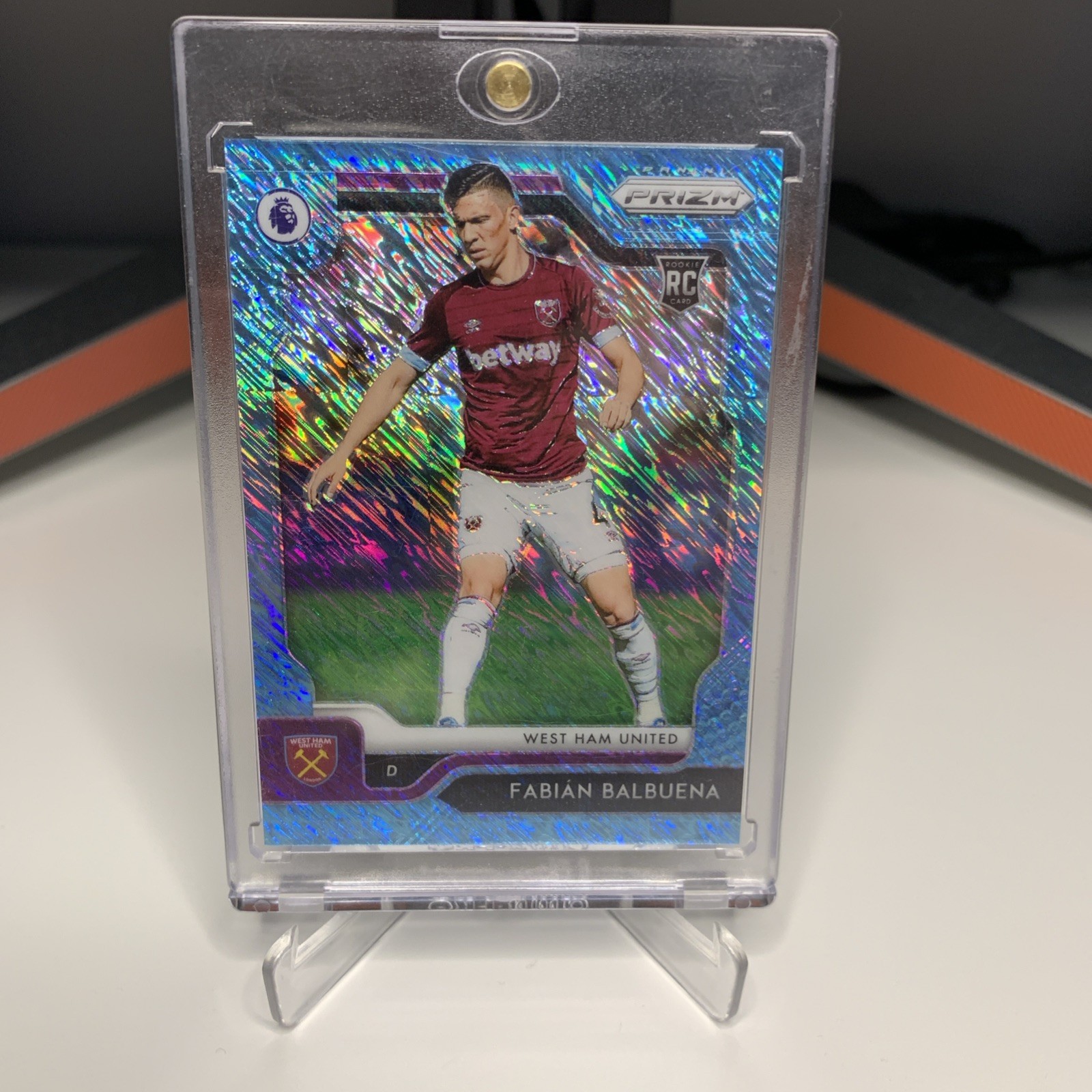 Fabian Balbuena RC /8 Blue Shimmer FOTL EPL Panini Prizm West Ham United 19/20 for sale on Ebay