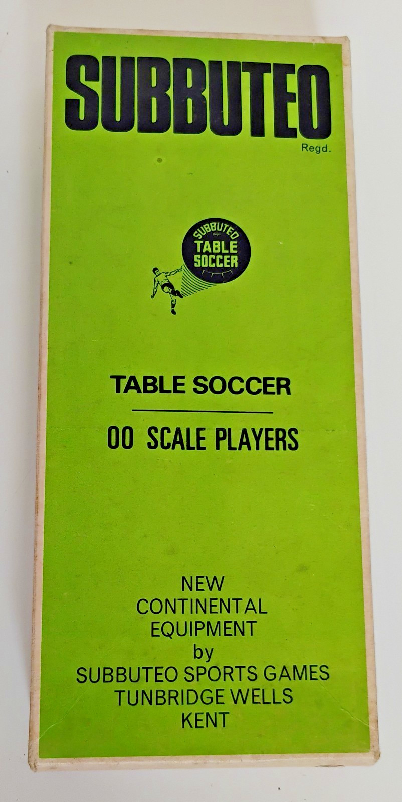 Subbuteo Table Soccer .00 Scale Unknown Team Ref 90 Boxed  Complete 1970's! for sale on Ebay