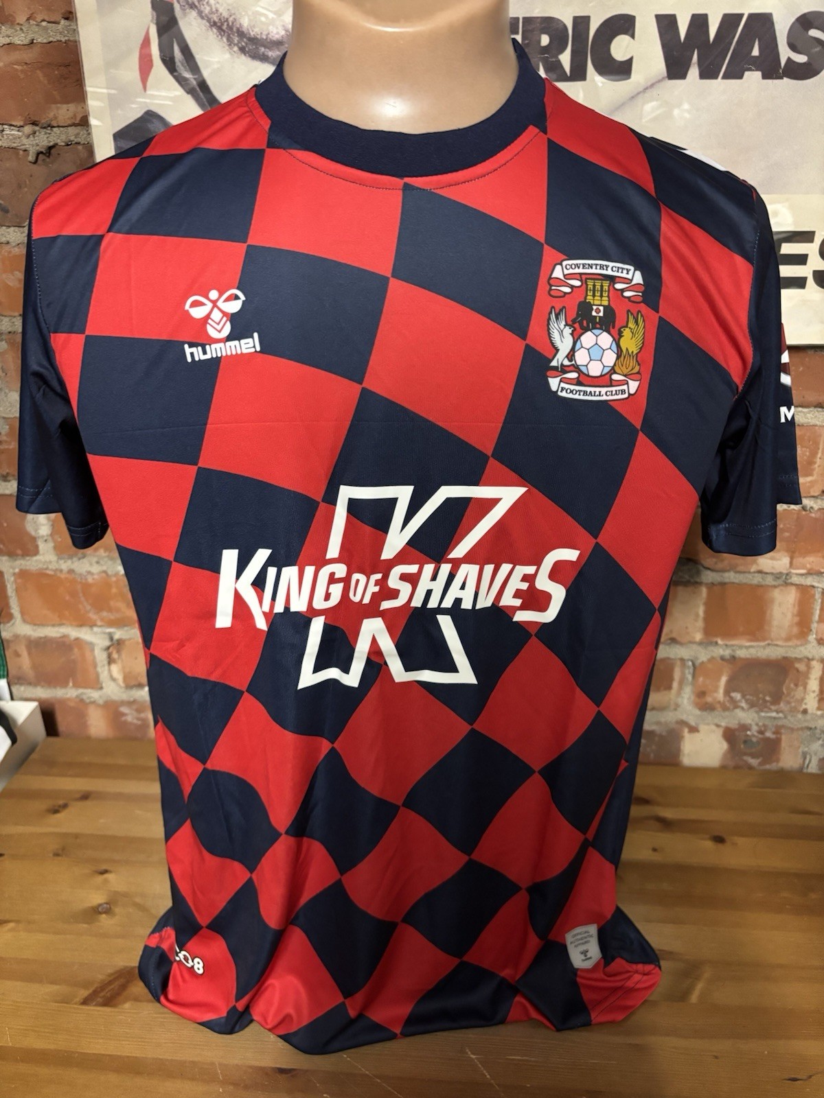 HUMMEL COVENTRY CITY AWAY FOOTBALL SHIRT ADULT SIZE MEDIUM for sale on Ebay