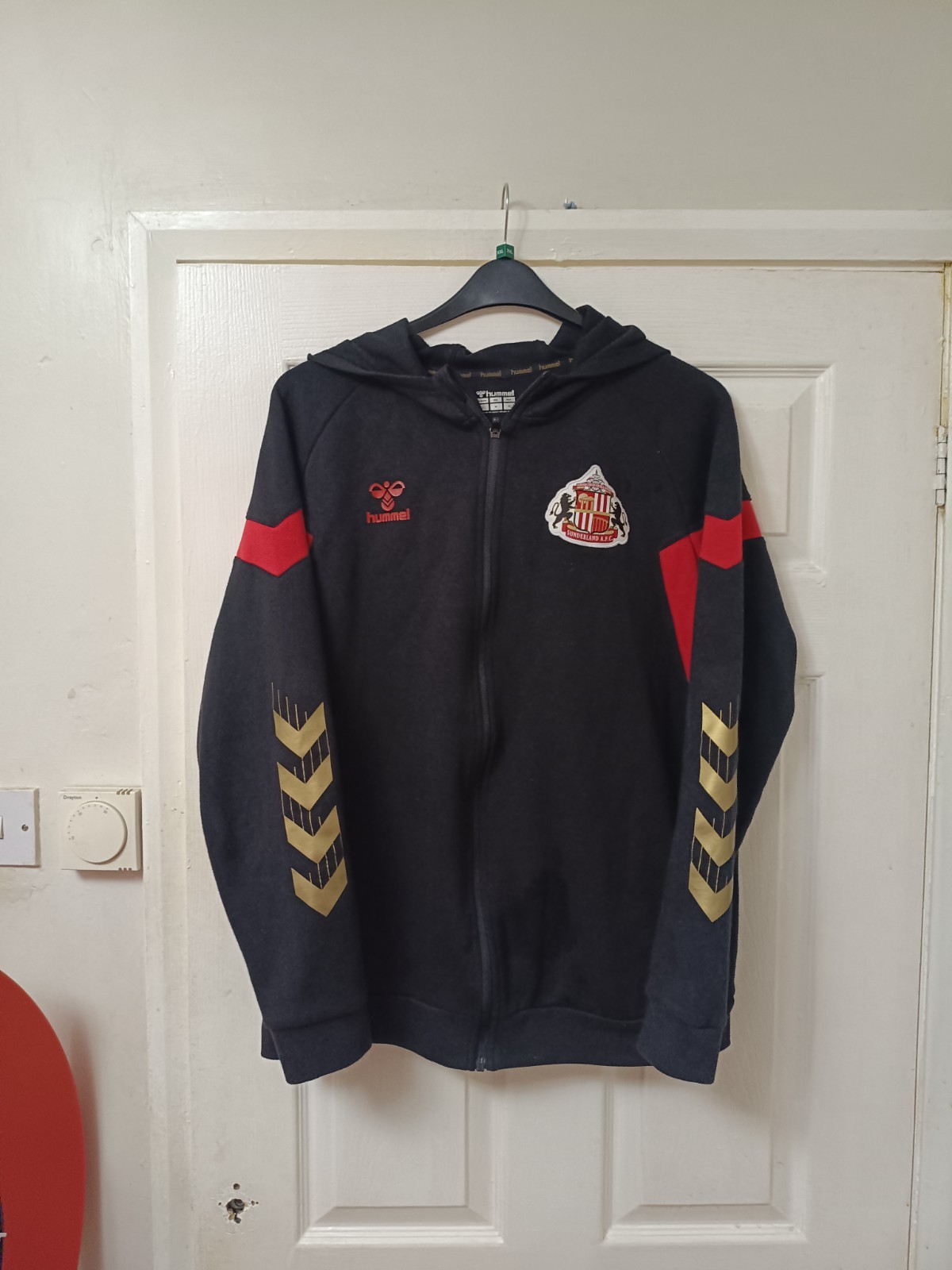 Sunderland Afc Hummel Travel Zip Hoodie Size Large for sale on Ebay