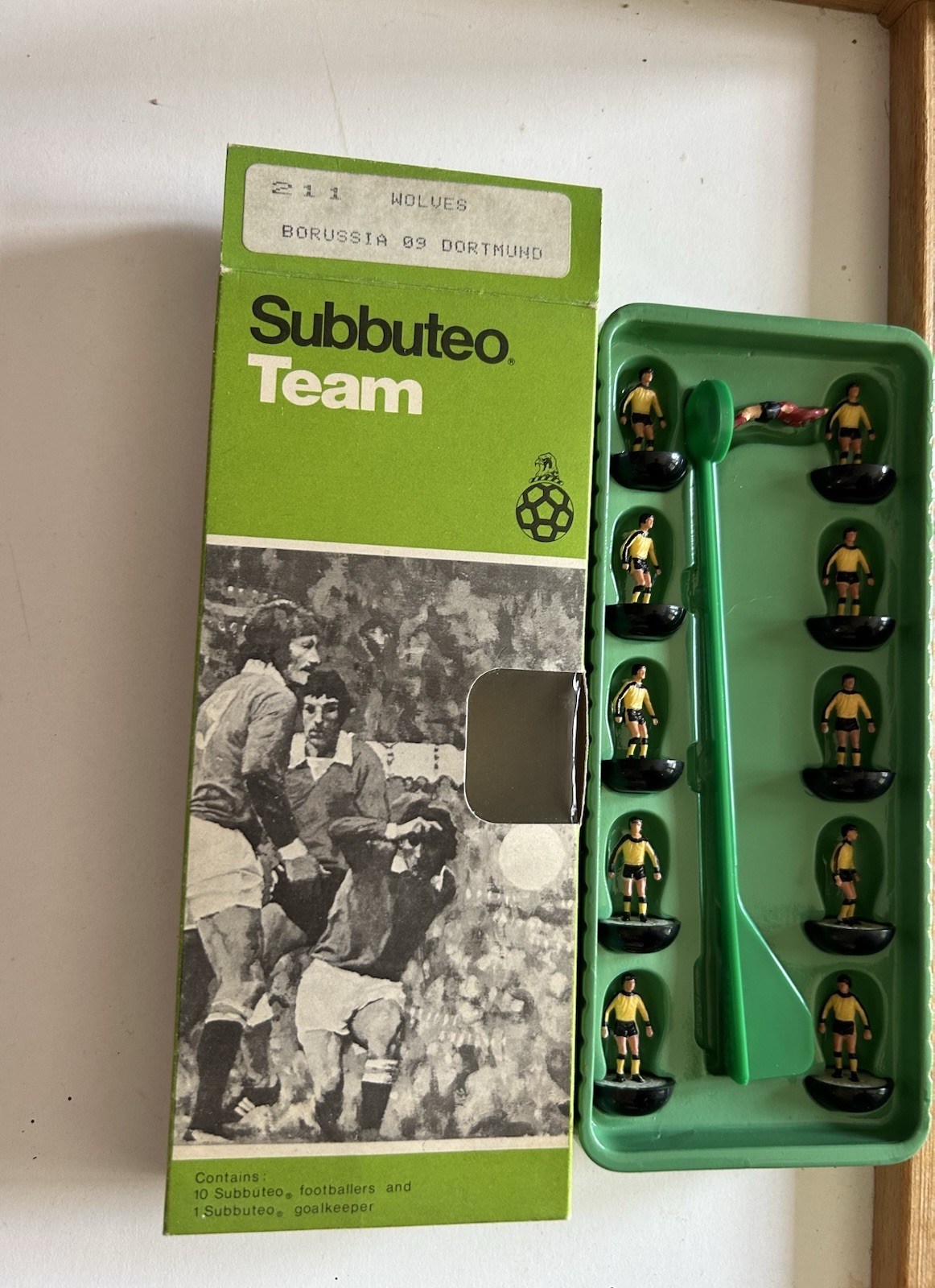 Vintage Subbuteo Wolves 211 Football Team for sale on Ebay