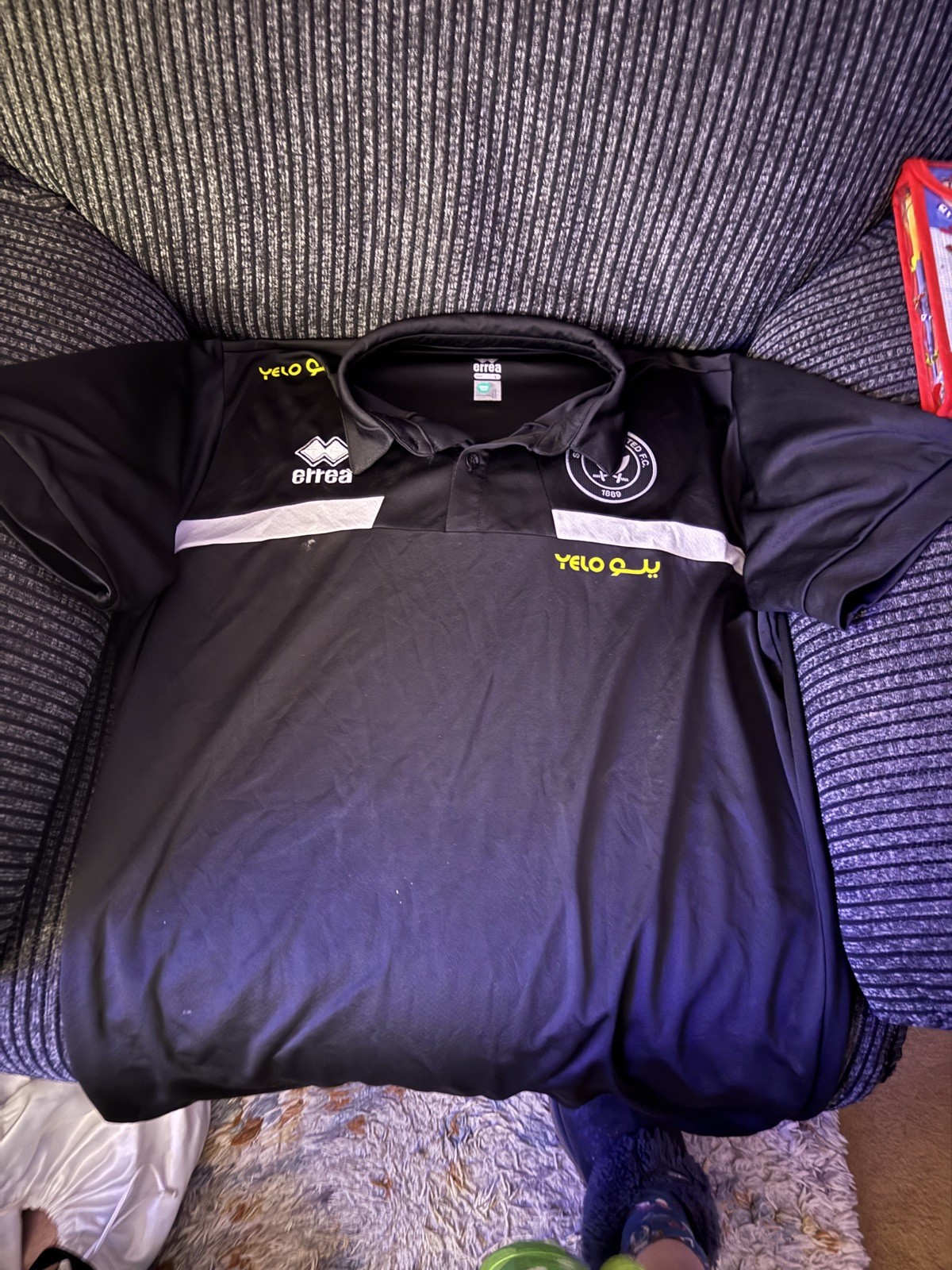 Sheffield United Errea Training polo Shirt, Large for sale on Ebay