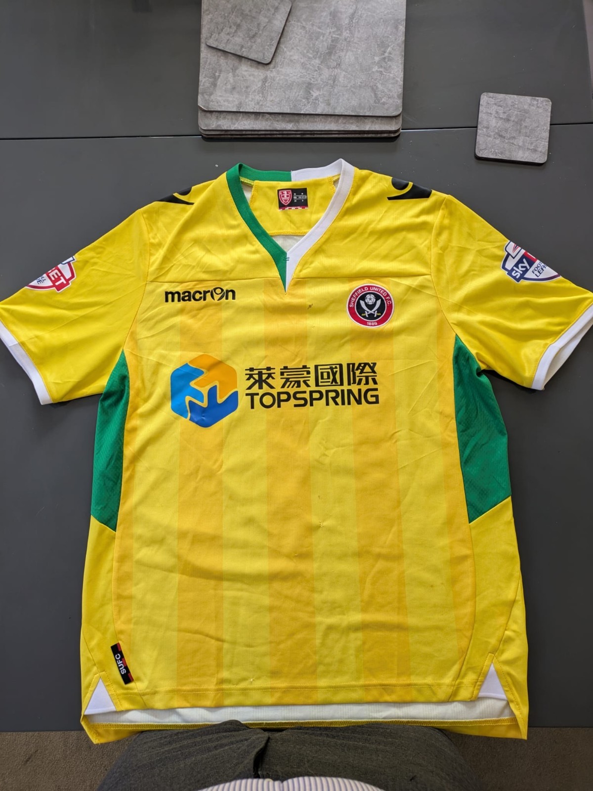 Sheffield United Match Worn Shirt. Conor Coady. for sale on Ebay
