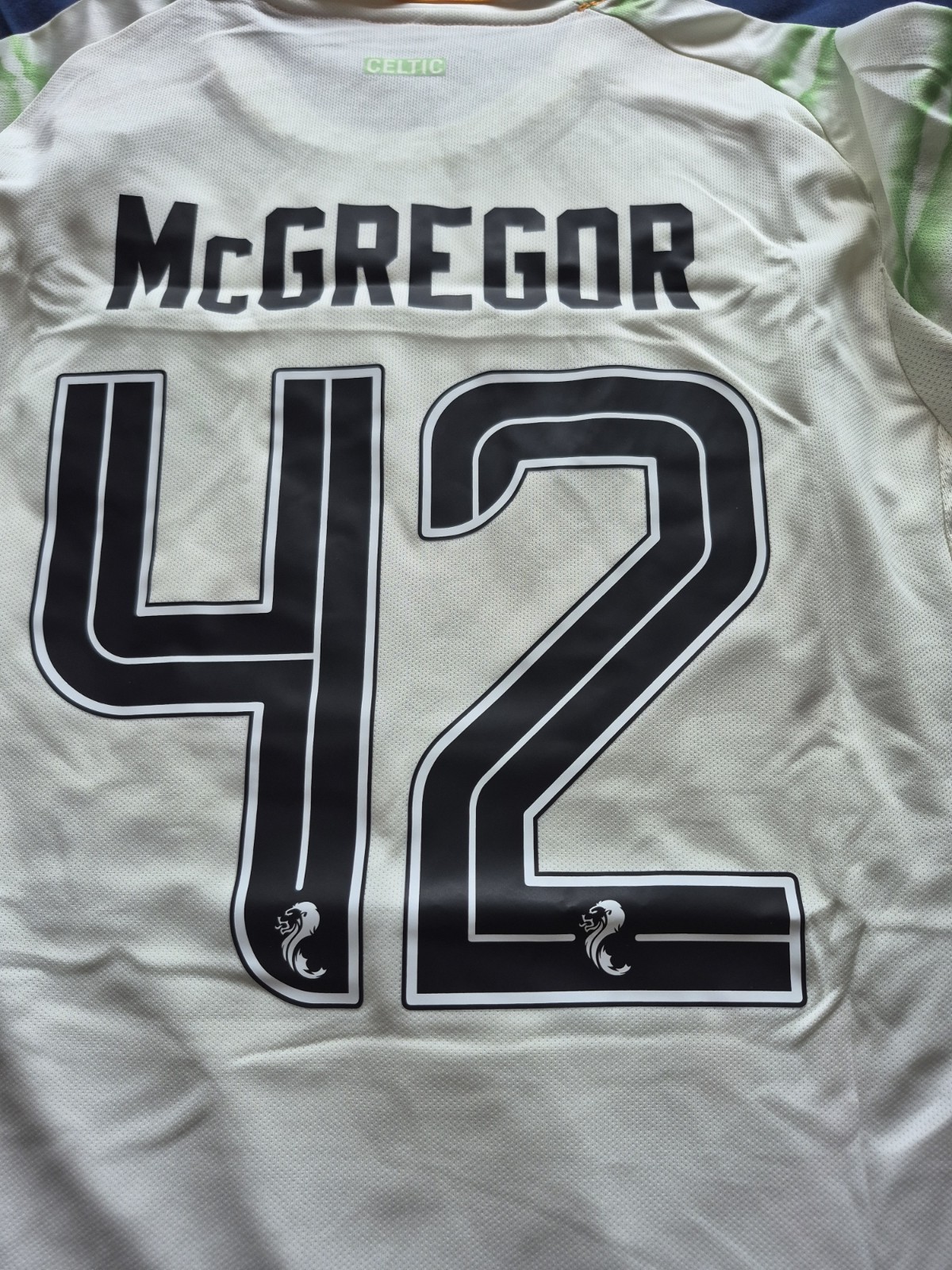 Celtic Fc 3rd Top 42 McGregor  Size 2xl Fit More Like Xl for sale on Ebay
