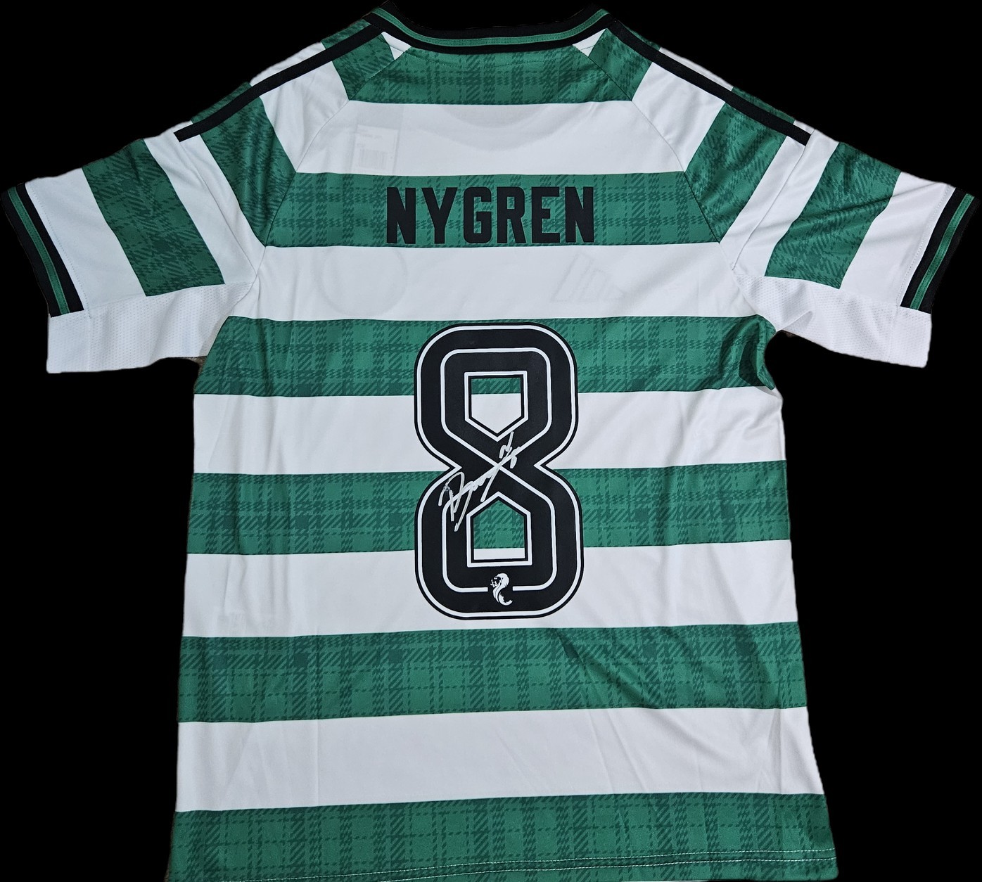 Benjamin Nygren Hand Signed Celtic Fc 2025/26 Home Shirt Autograph COA & PROOF for sale on Ebay