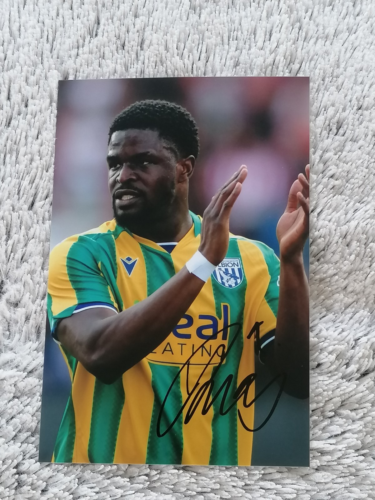 WBA. WEST BROM. WEST BROMWICH ALBION. HAND SIGNED PHOTO 6X4. JOSH MAJA.  for sale on Ebay