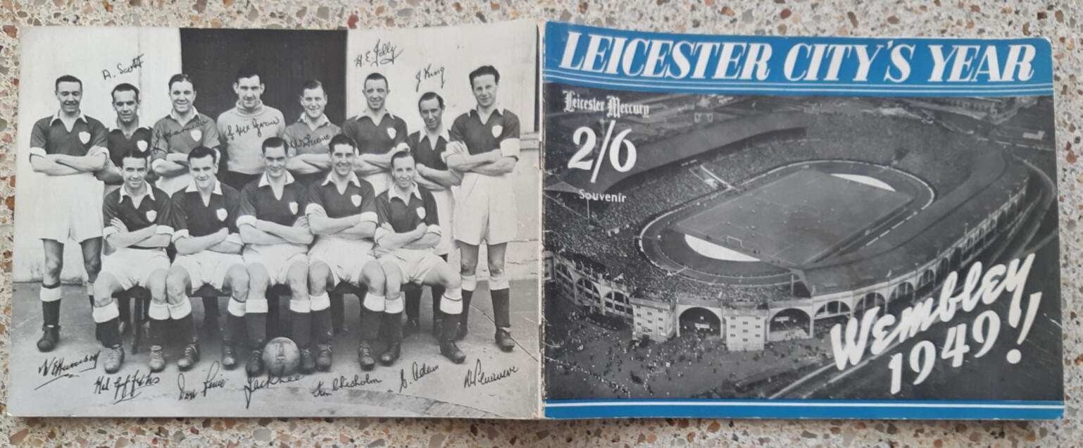 LEICESTER CITY'S YEAR WEMBLEY 1949 ILLUSTRATED SOUVENIR FA CUP FINAL 1949 WOLVES for sale on Ebay