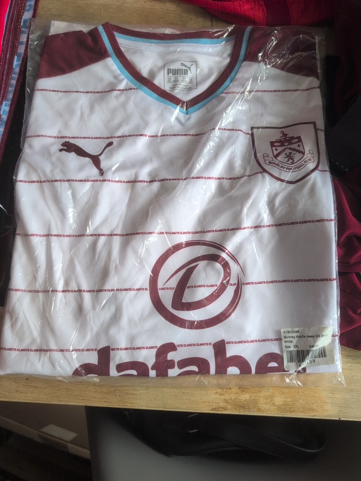 New Burnley Shirt for sale on Ebay