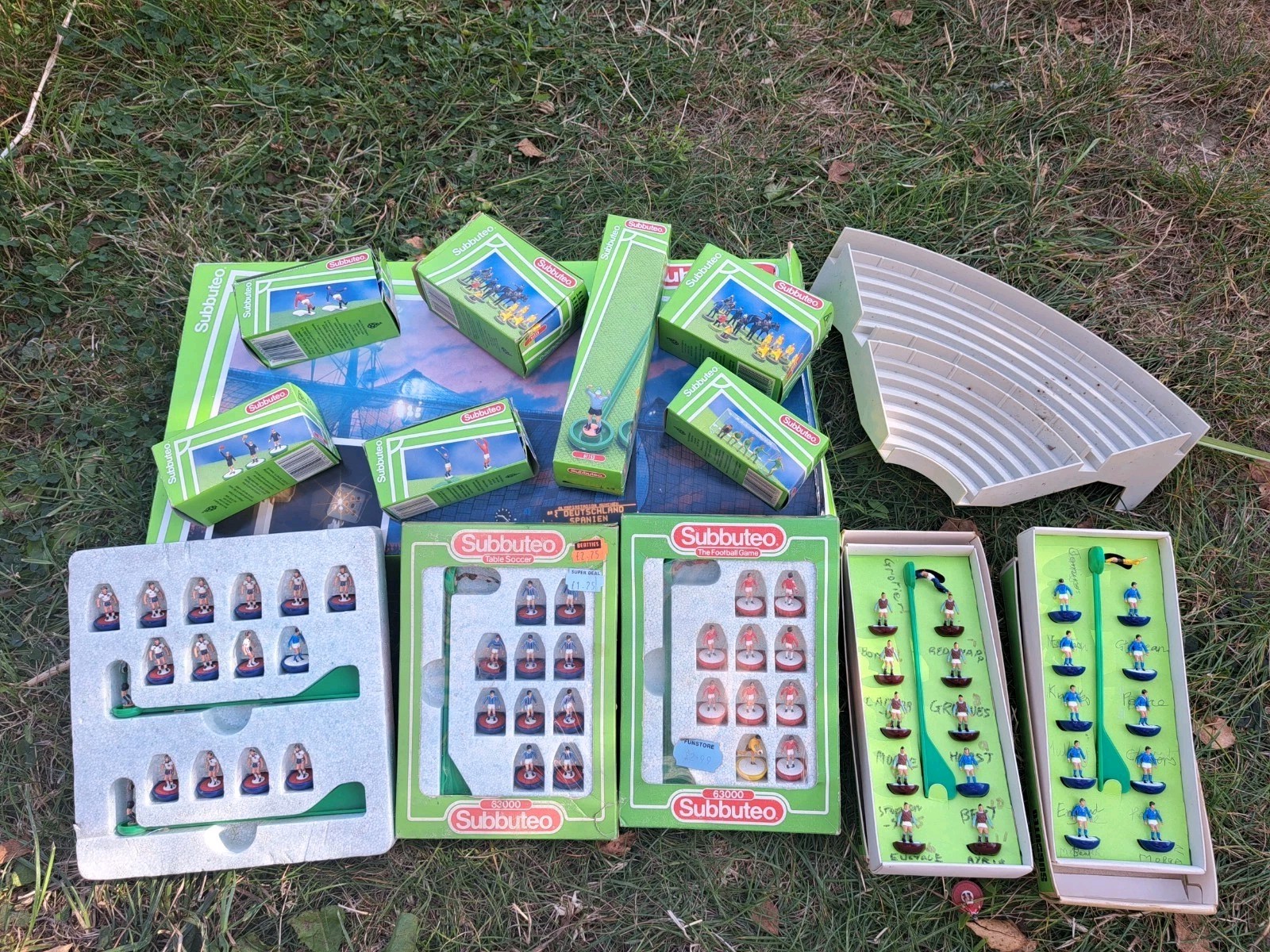 Bundle Of Subbuteo Football Teams And Assessories for sale on Ebay