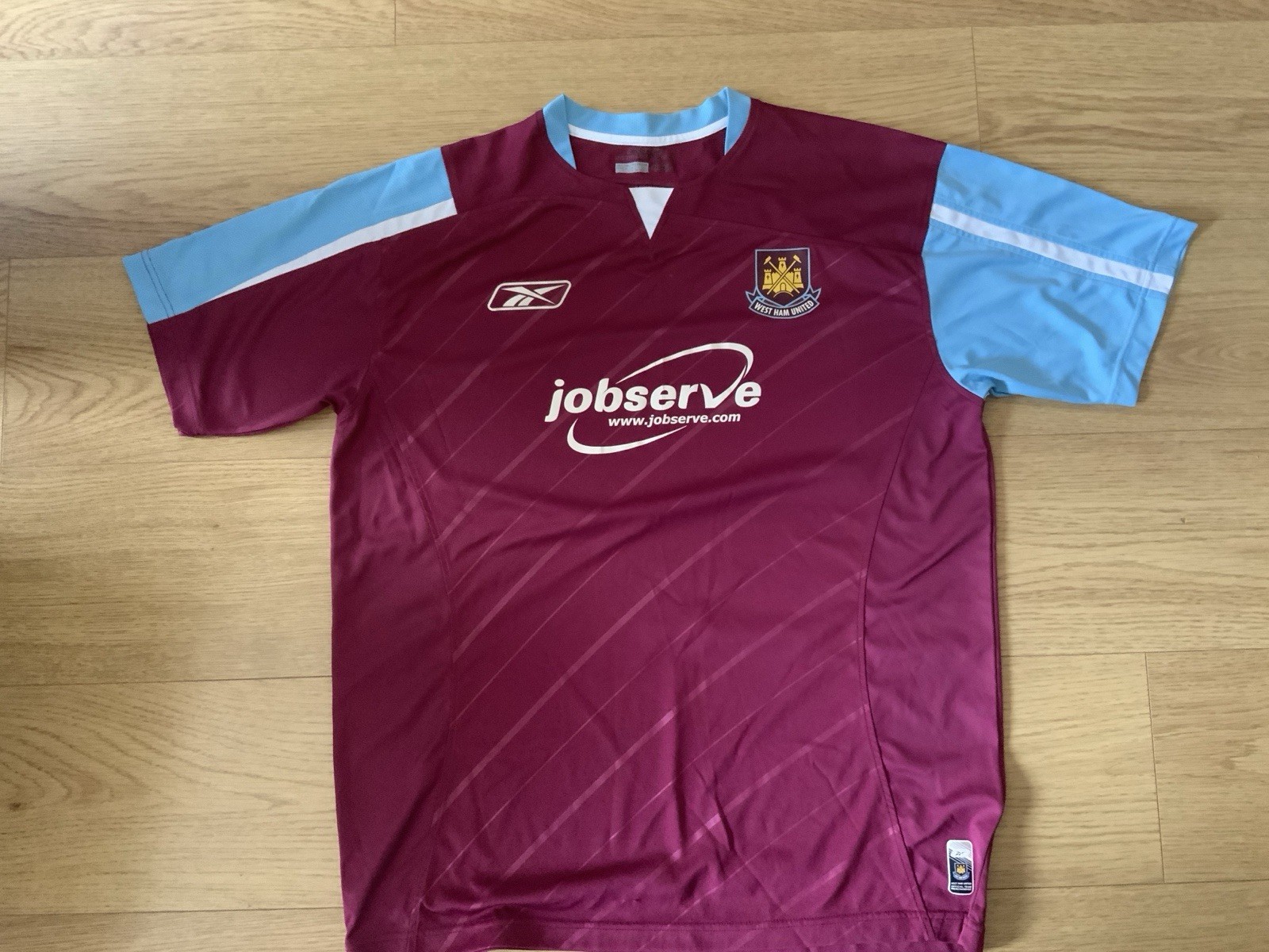 Official West Ham United Home Shirt 2005 -2006 Size Large for sale on Ebay