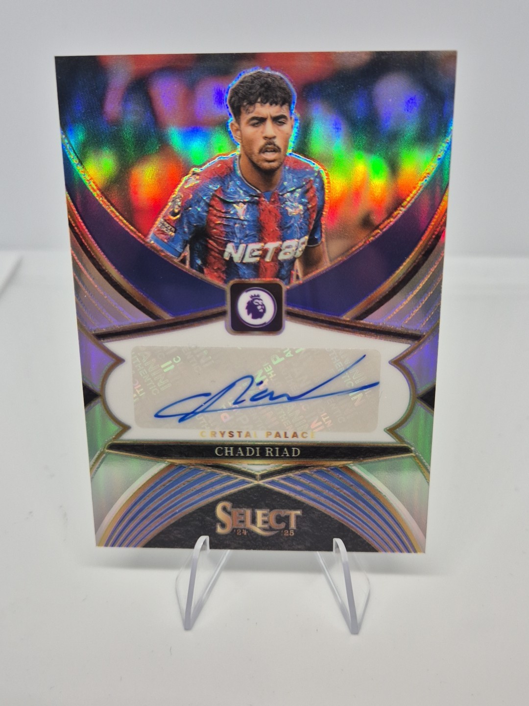Panini Prizm Premier League 2024-25 Chadi Riad Crystal Palace Auto for sale on Ebay