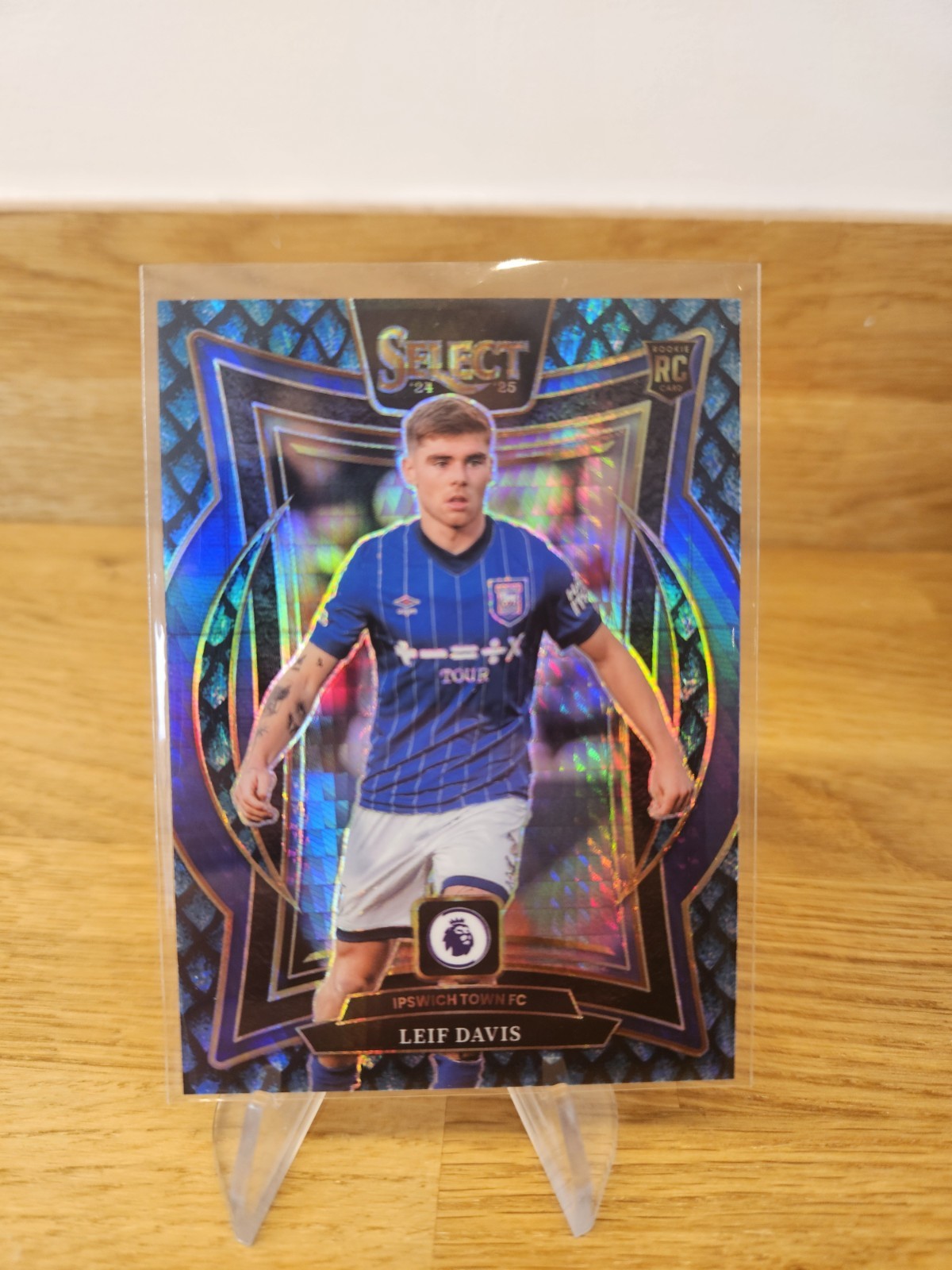 Panini Select Ipswich Leif Davis Dragon Scale Rookie 46/48 for sale on Ebay