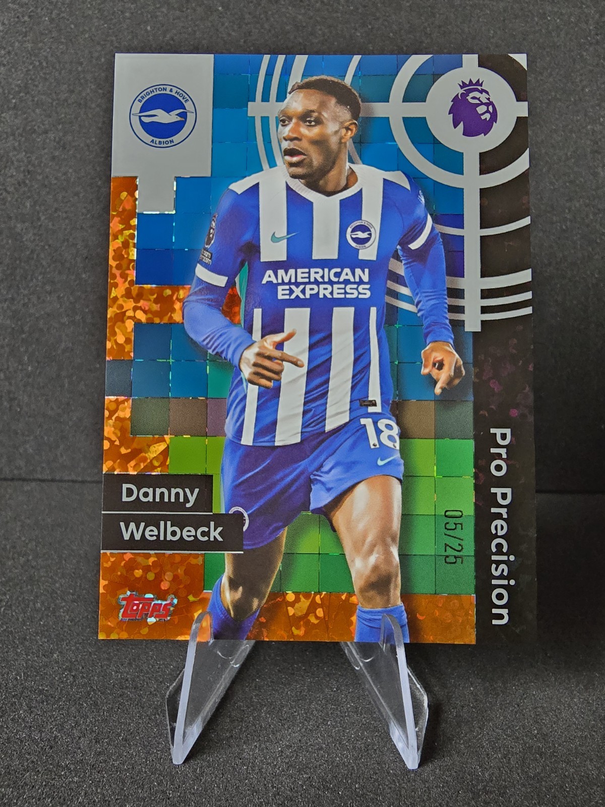 Topps Premier League 2026 Pro Precision Danny Welbeck /25 Brighton & Hove Albion for sale on Ebay