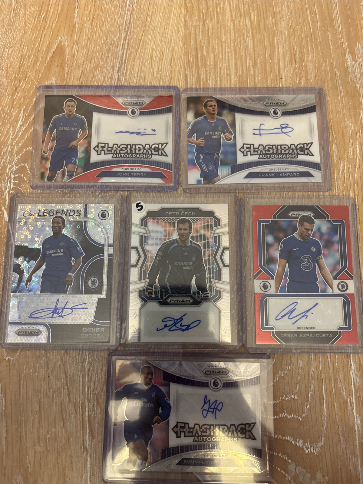Panini Prizm Premier League Chelsea Autograph Bundle for sale on Ebay