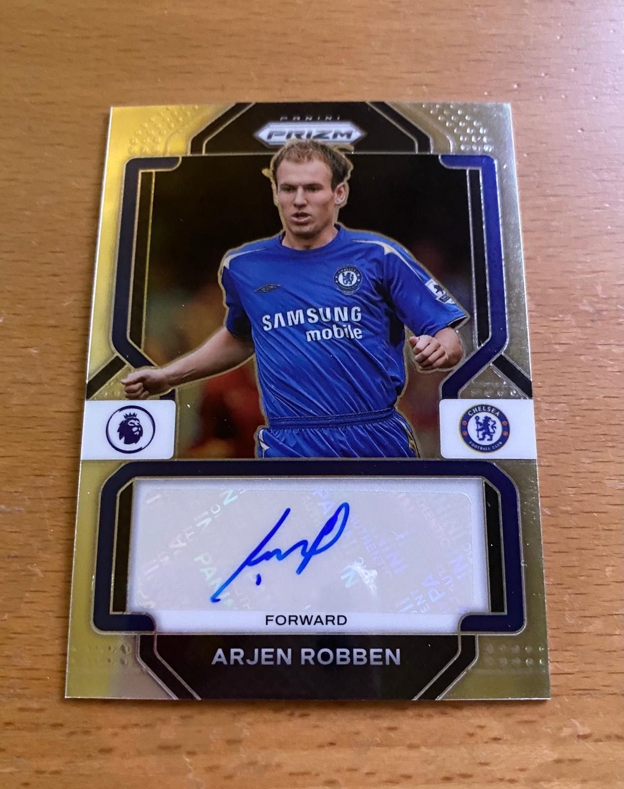 Panini Prizm Card Arjen Robben Signed Chelsea 2022 for sale on Ebay