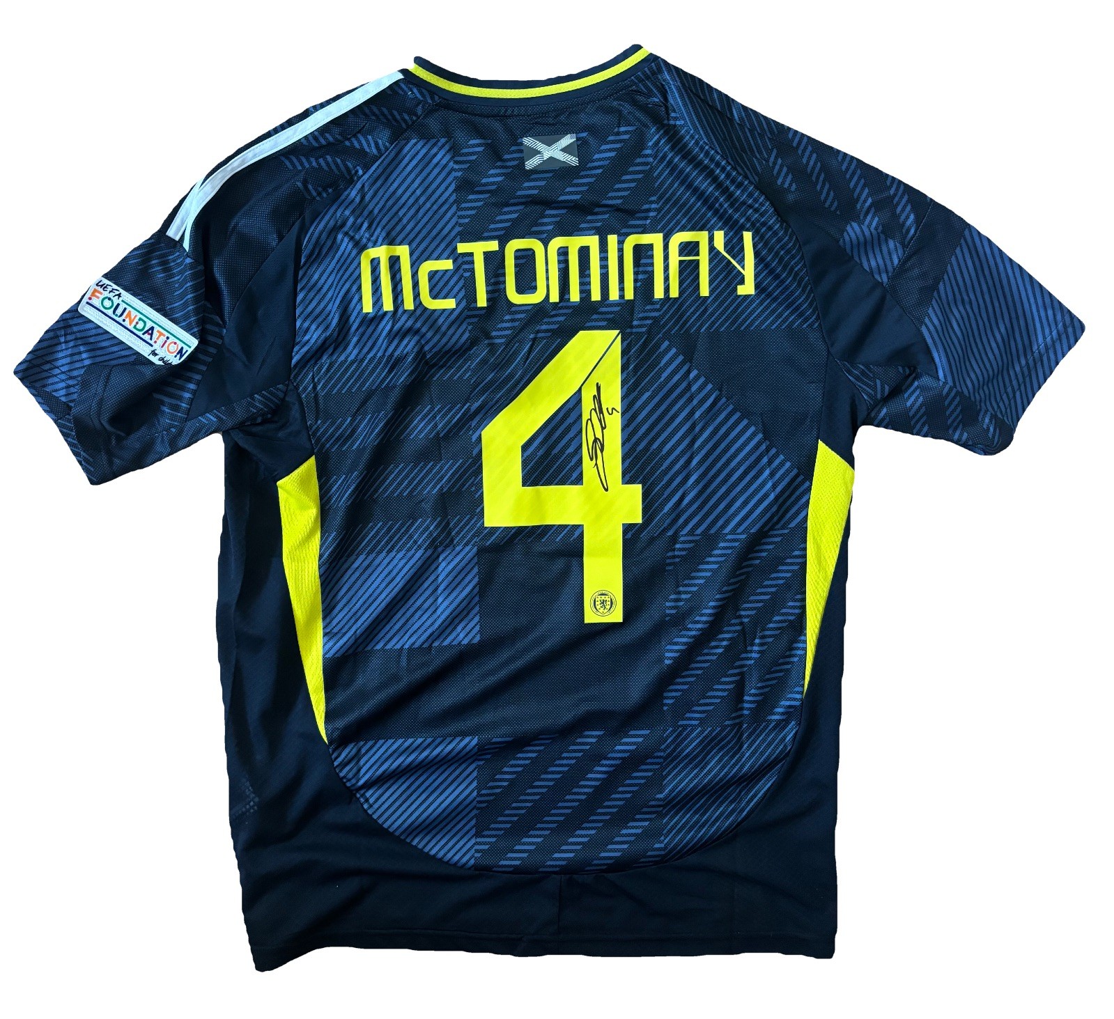 SCOTT MCTOMINAY Hand Signed SCOTLAND National team Jersey Football RARE*COA for sale on Ebay