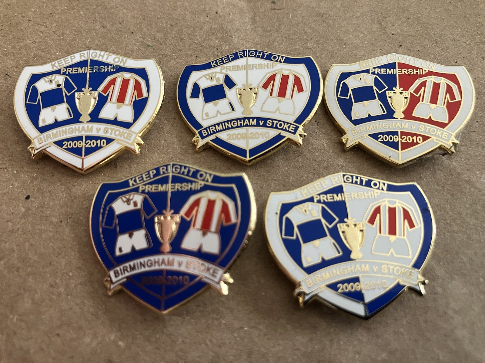 BIRMINGHAM CITY & STOKE CITY “Keep Right On” 2009-10 Premiership for sale on Ebay