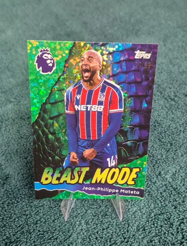 Topps Premier League 25/26 Jean-philippe Mateta Crystal Palace 27/99 Numbered for sale on Ebay