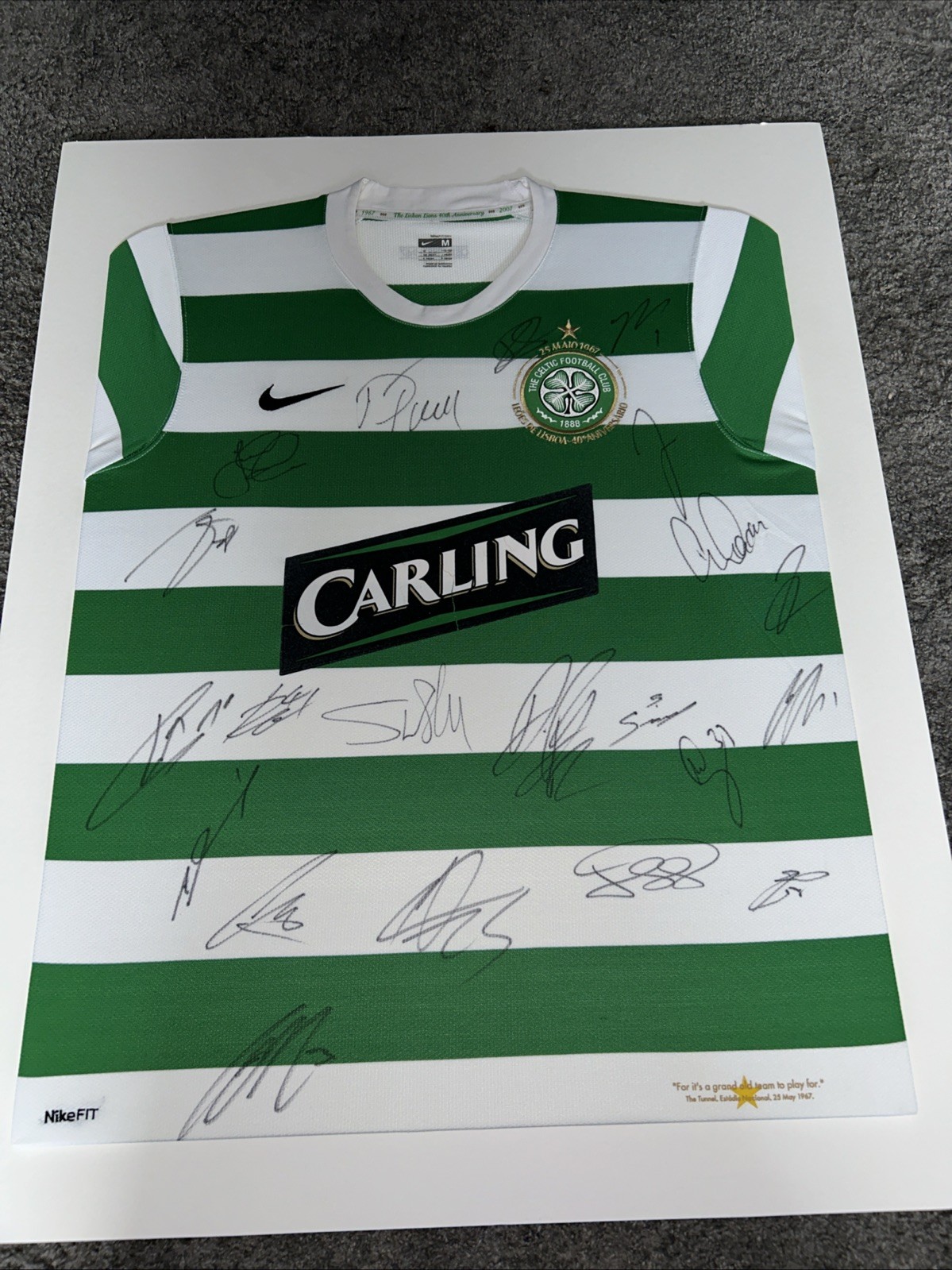 Glasgow Celtic Signed Shirt 2006-2007 Home Shirt Size Medium for sale on Ebay