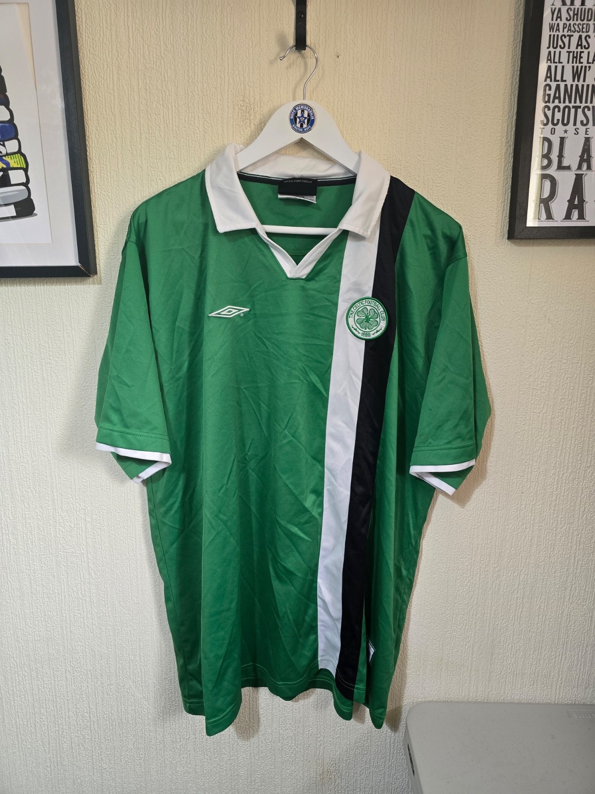 Celtic 2000s Umbro training shirt, XXL for sale on Ebay