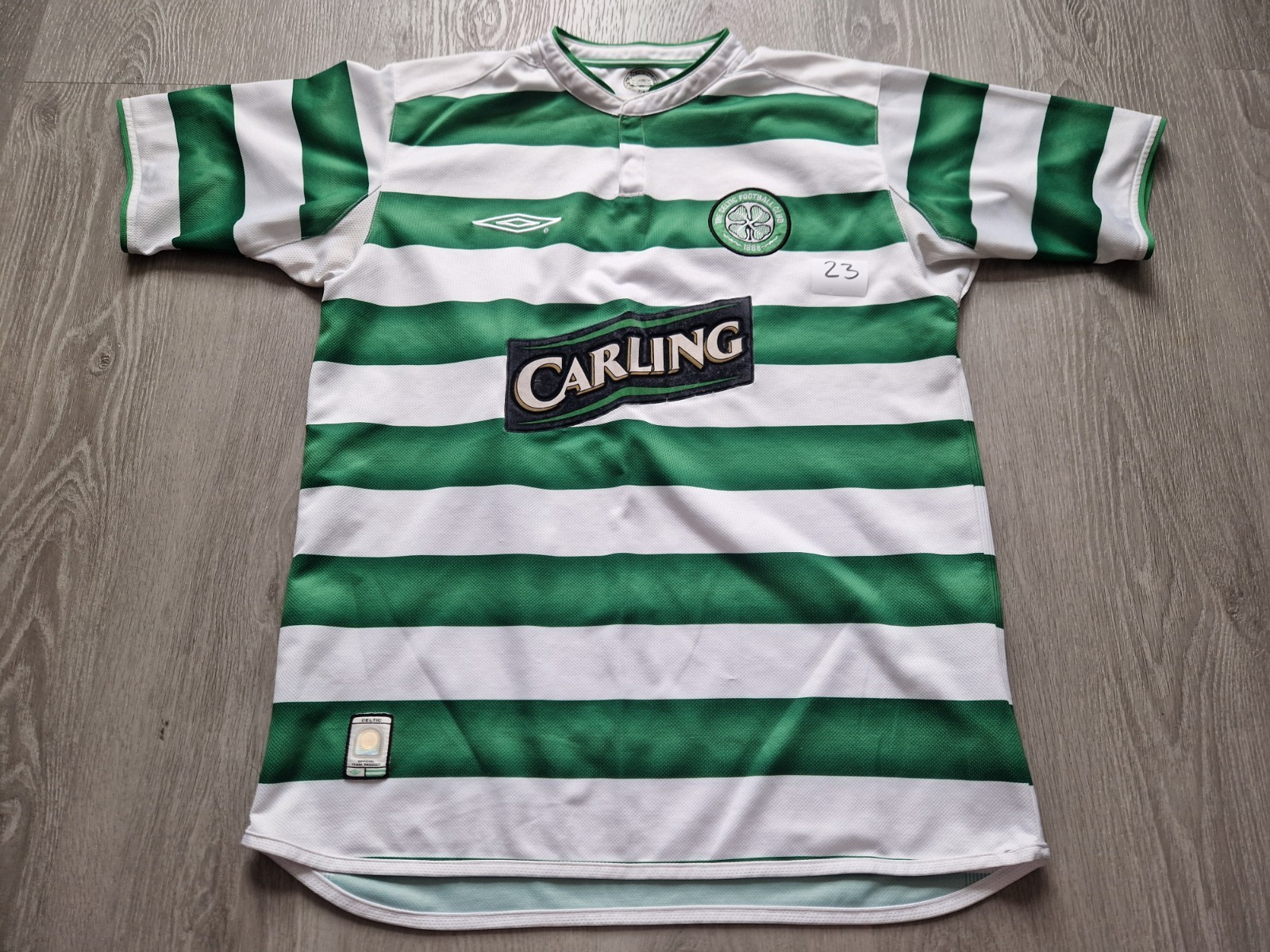 Mens Umbro Celtic Home football shirt 2003 - 2004 Size M for sale on Ebay