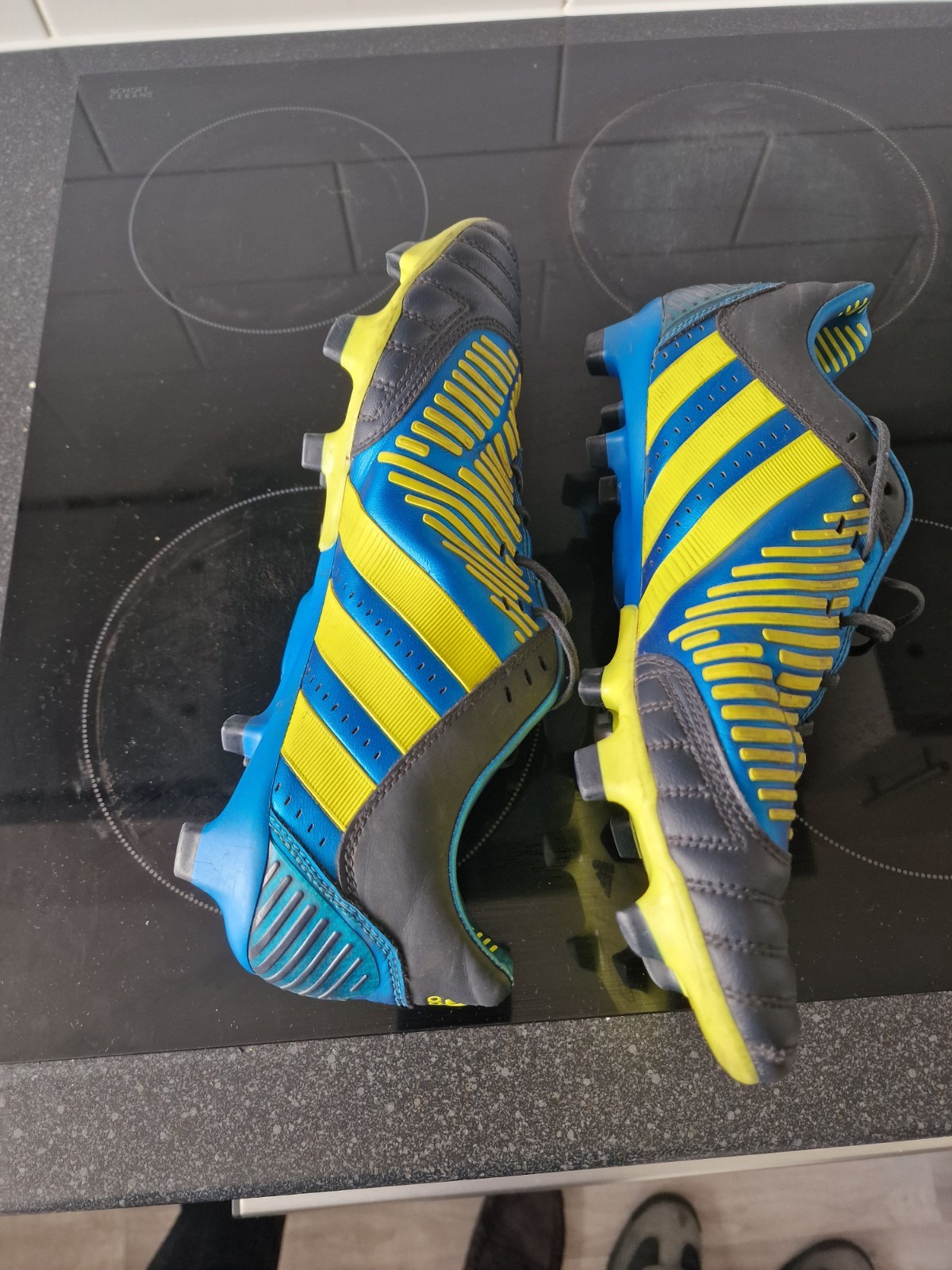 Adidas Predator Incurza FG Blue  Rugby Boots UK 11 for sale on Ebay