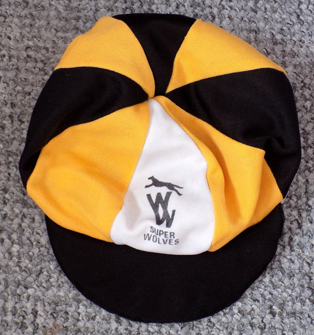 WOLVERHAMPTON WANDERERS - SUPER WOLVES FLAT CAP HAT - VINTAGE 1980's for sale on Ebay