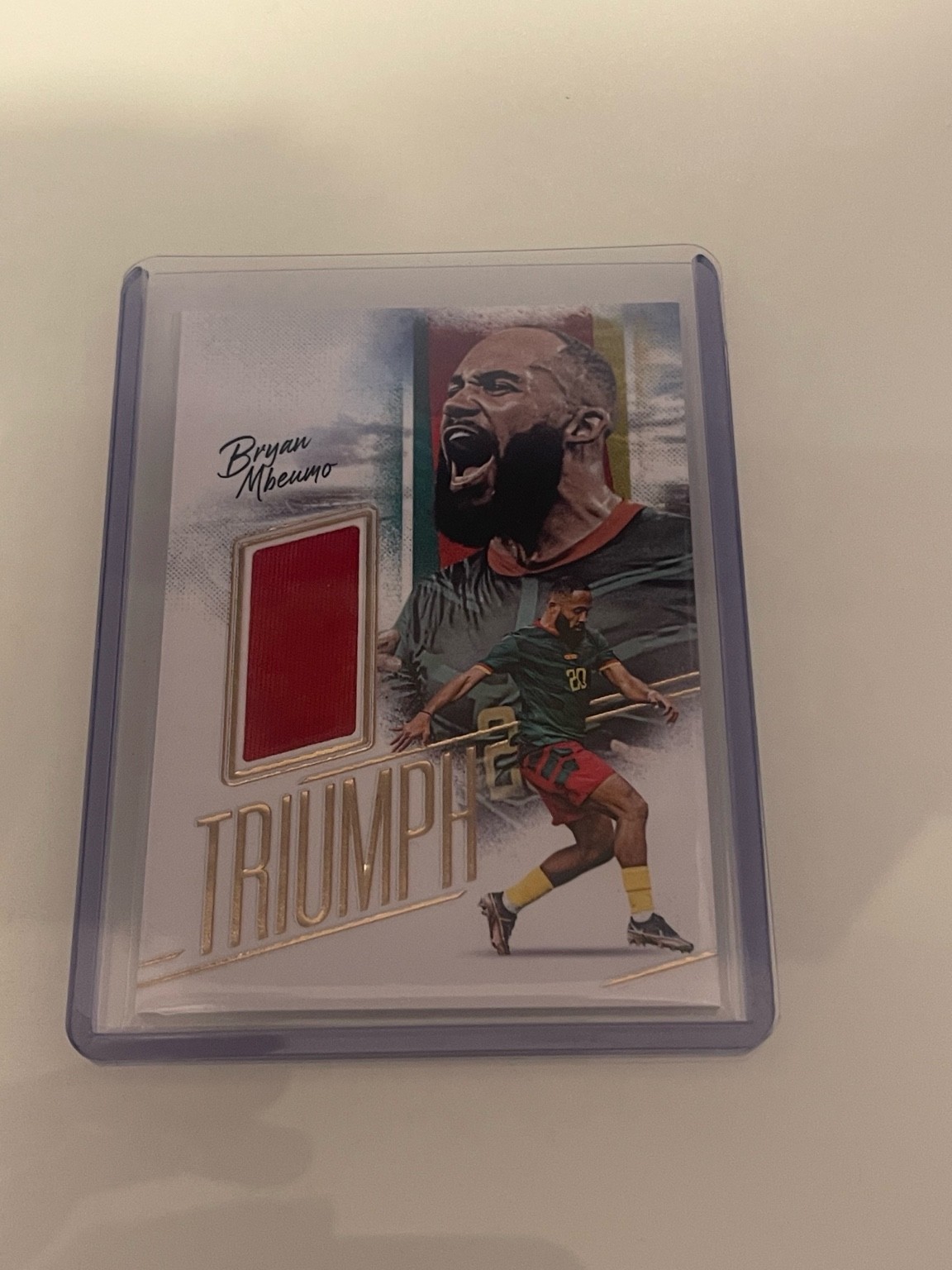 2025 Futera FX Triumph Bryan Mbeumo Jersey Patch 05/06 – Brentford & Cameroon for sale on Ebay