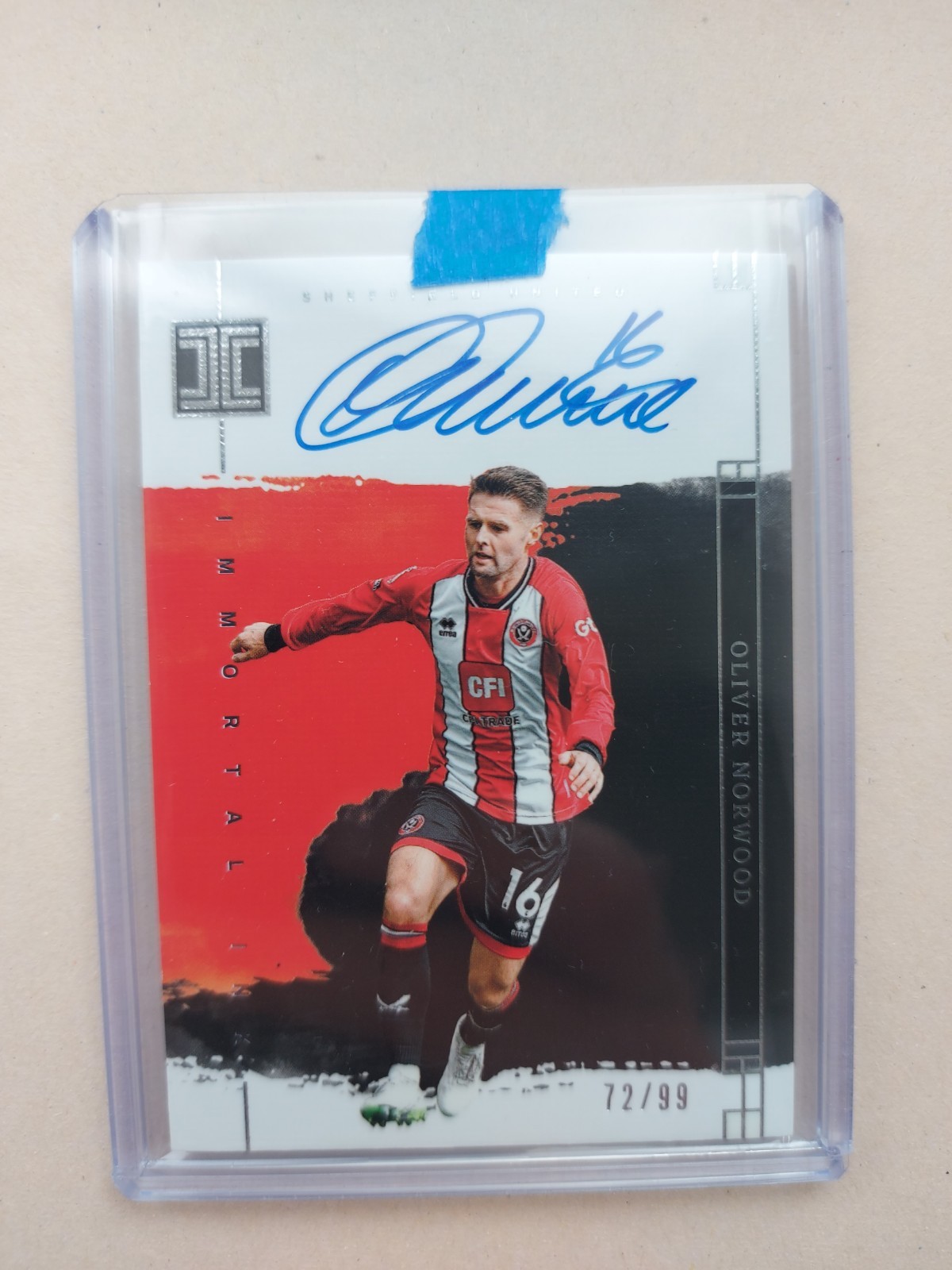 Oliver Norwood Auto /99 Impeccable Panini Autograph 2023-24 Sheffield United for sale on Ebay