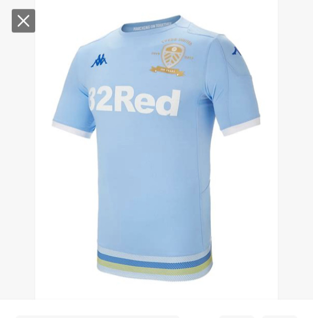 LARGE LEEDS UNITED OFFICIAL KAPPA 2019 - 2020 3rd SHIRT for sale on Ebay