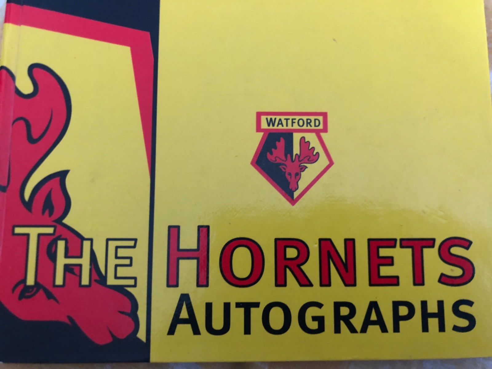 Watford FC The Hornets Autographs book With 53 Autographs for sale on Ebay
