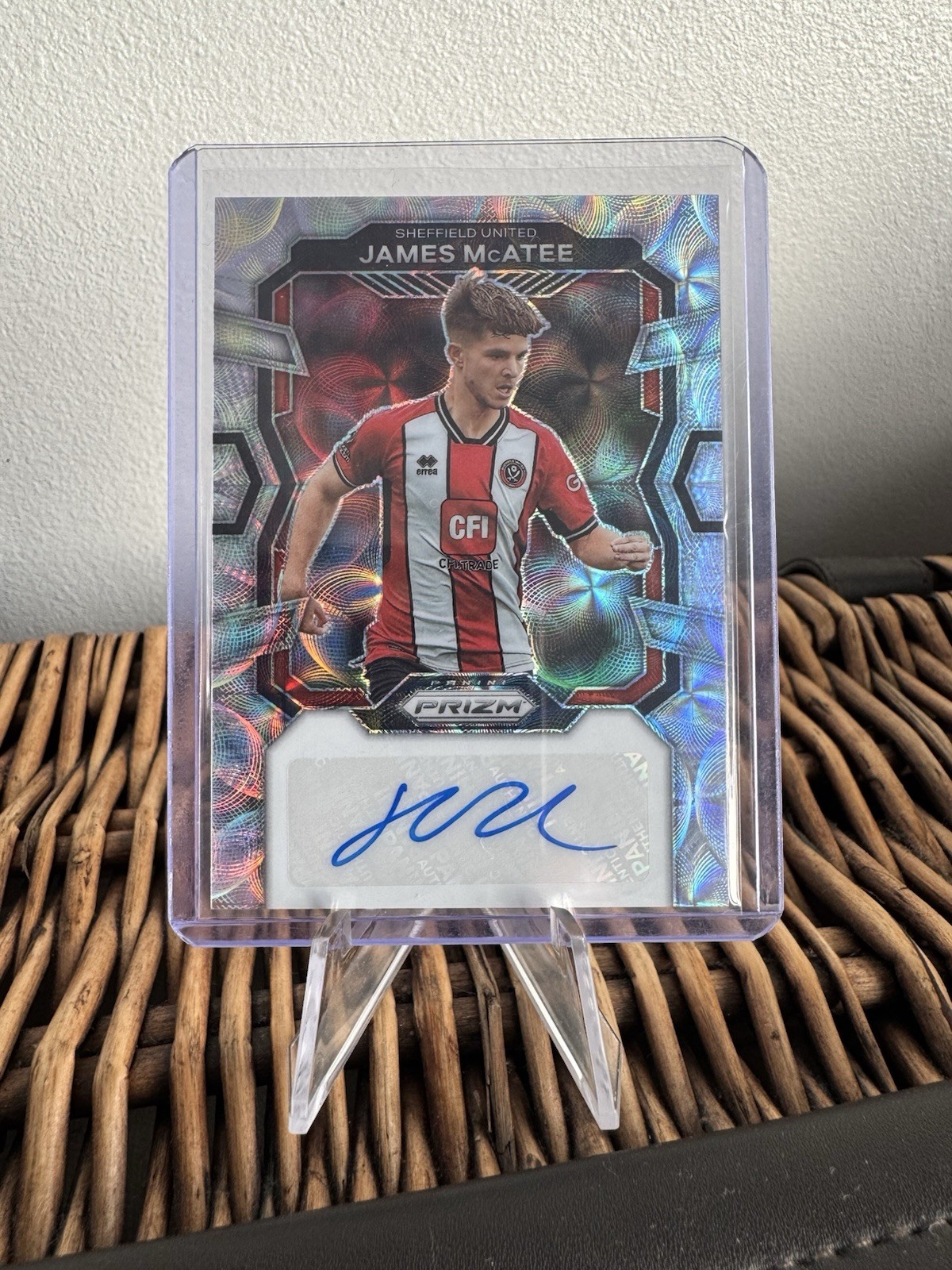 James McAtee Auto Choice Panini Prizm 2023-24 Premier League Sheffield United for sale on Ebay