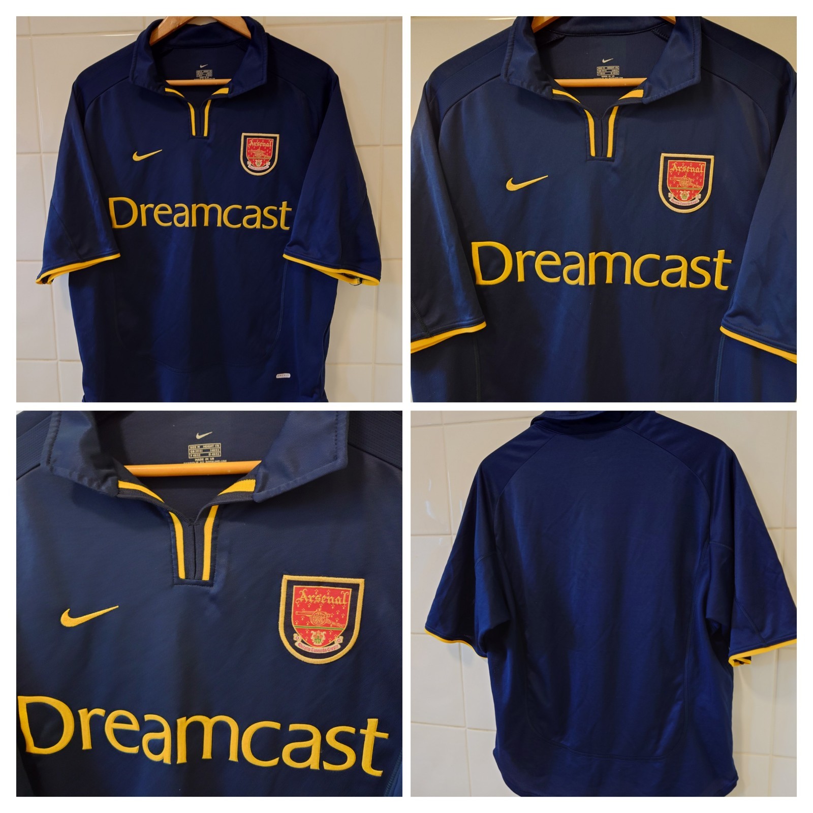 Vintage, Genuine,Rare Arsenal 3rd Football Shirt From 2000-02. Mens Medium for sale on Ebay