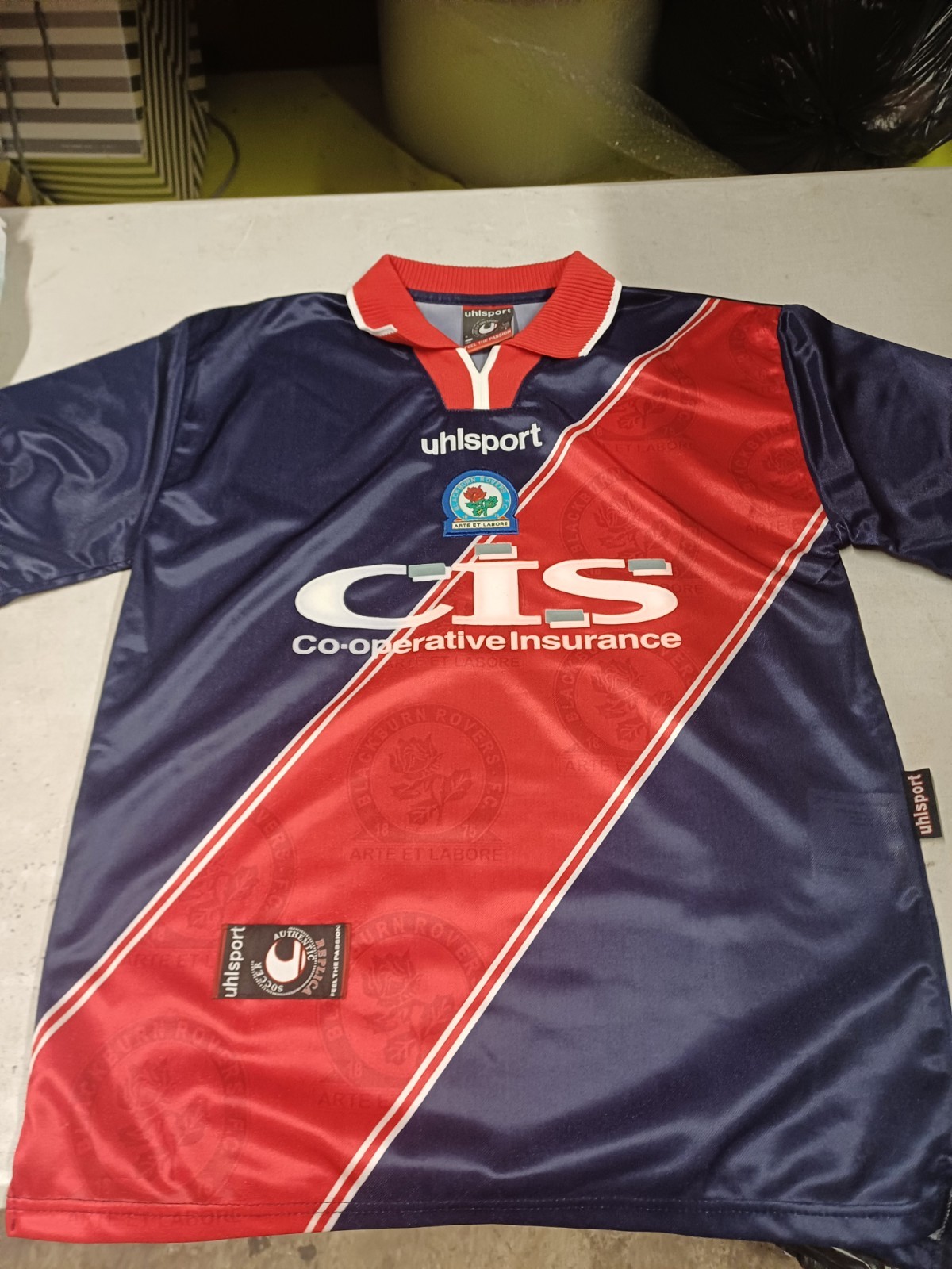 Size L Blackburn Rovers 1999-2000 third football shirt jersey for sale on Ebay