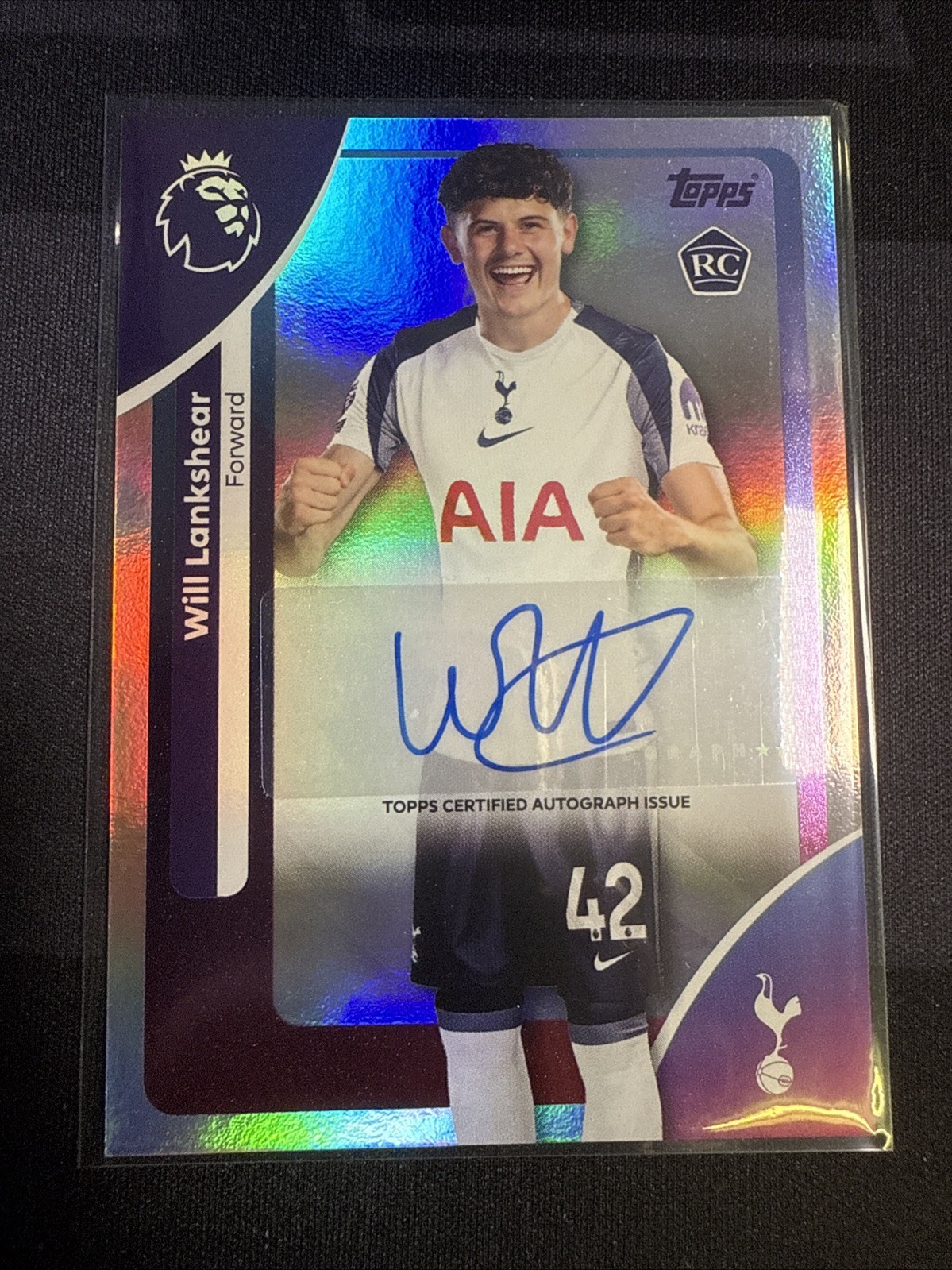 Topps Premier League 2026 Rookie Autograph Will Lankshear RC Tottenham for sale on Ebay