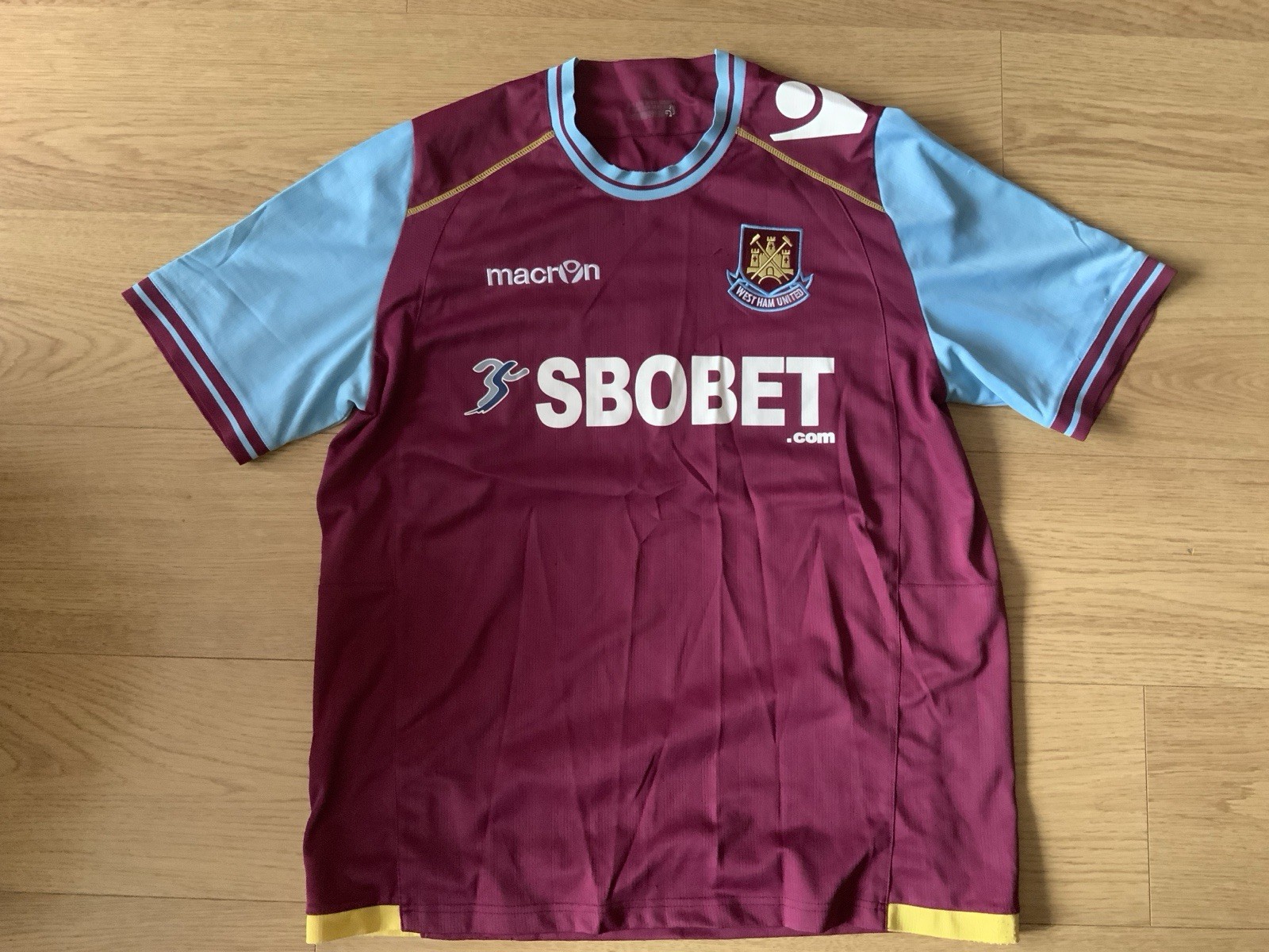 Vintage West Ham United 2011/12 Home Shirt Macron Football Premier League for sale on Ebay